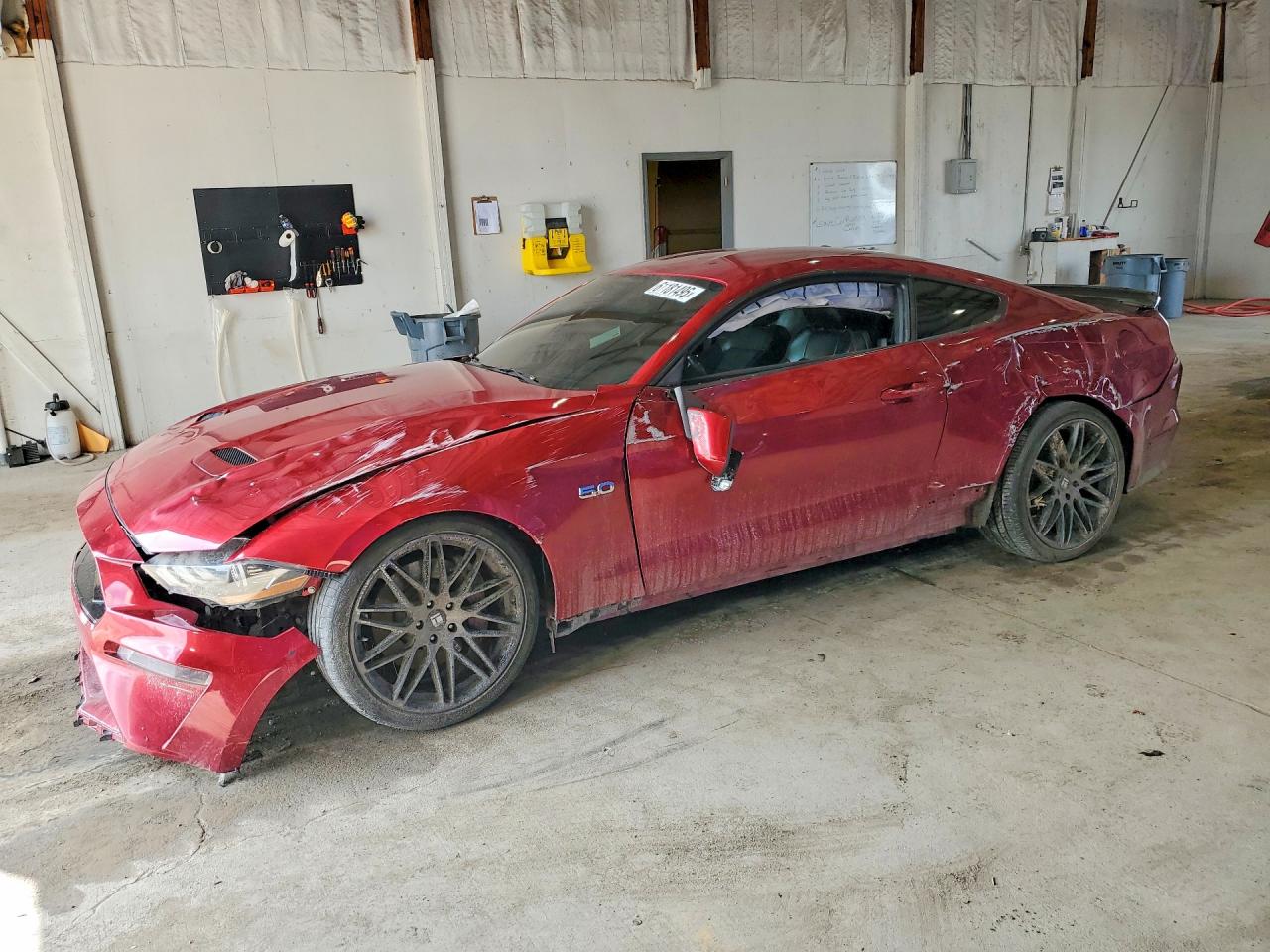 2019 Ford Mustang Gt Бордовый vin: 1FA6P8CF4K5141198