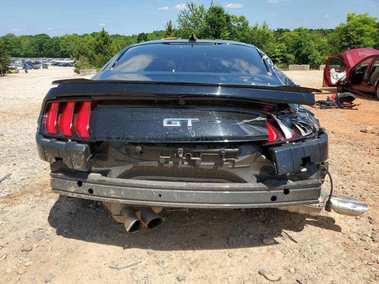 2020 Ford Mustang Gt Черный vin: 1FA6P8CF4L5166619