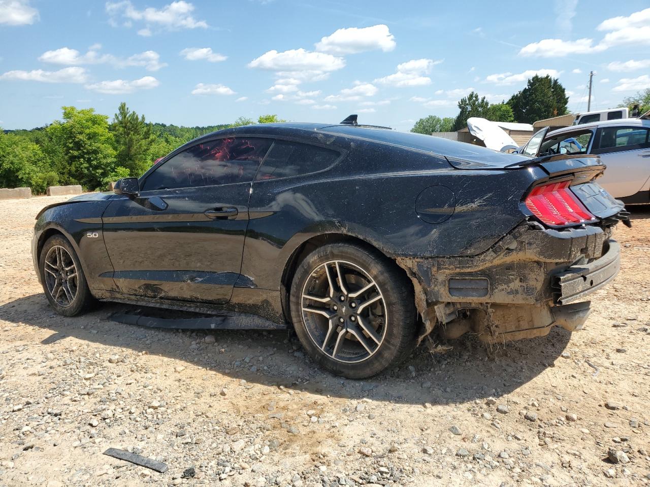 2020 Ford Mustang Gt Черный vin: 1FA6P8CF4L5166619