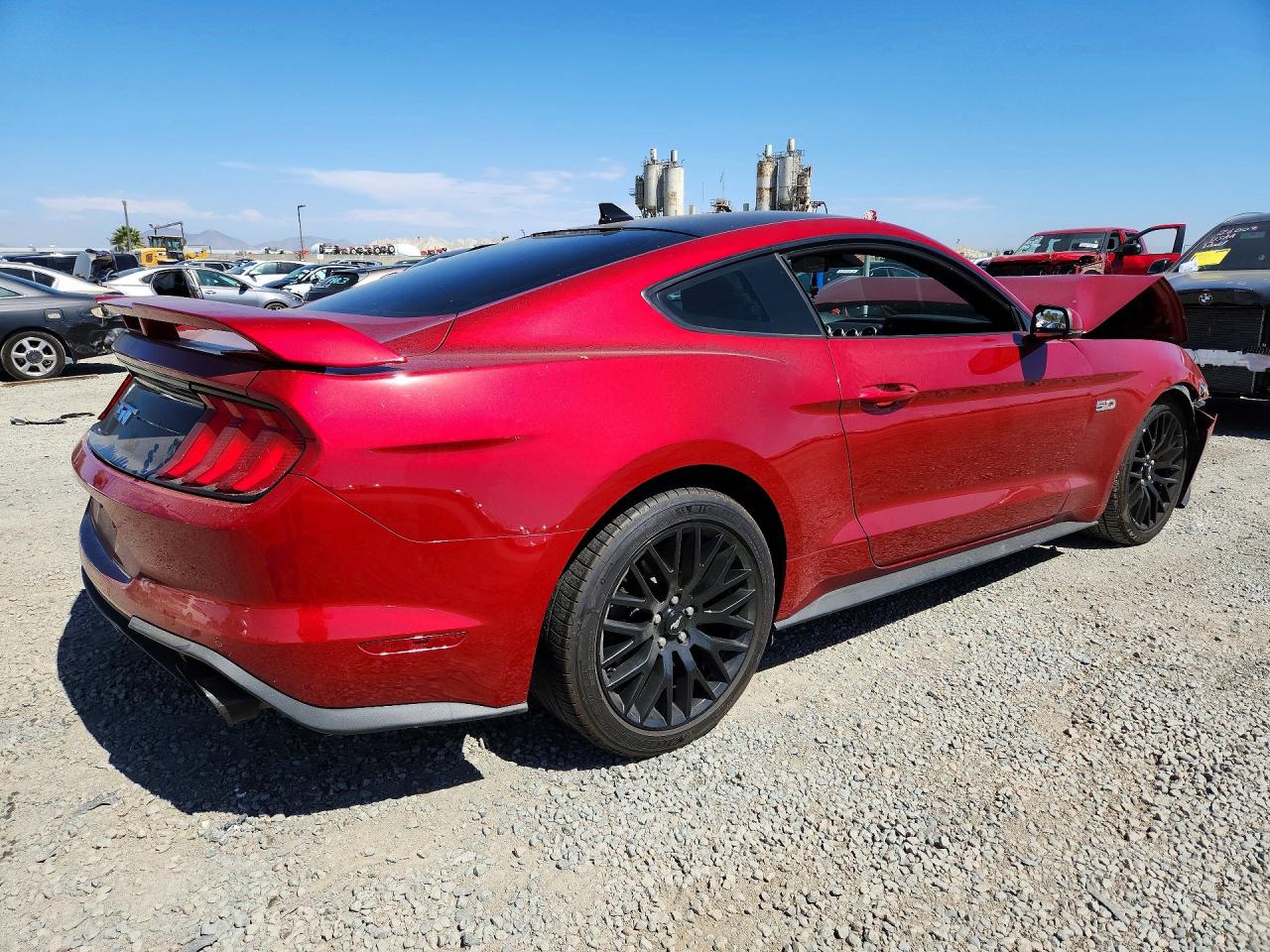 2020 Ford Mustang Gt Red vin: 1FA6P8CF4L5167589