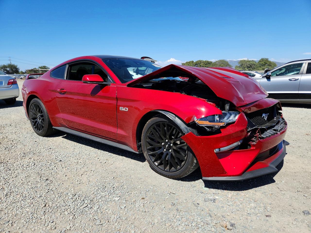 2020 Ford Mustang Gt Red vin: 1FA6P8CF4L5167589