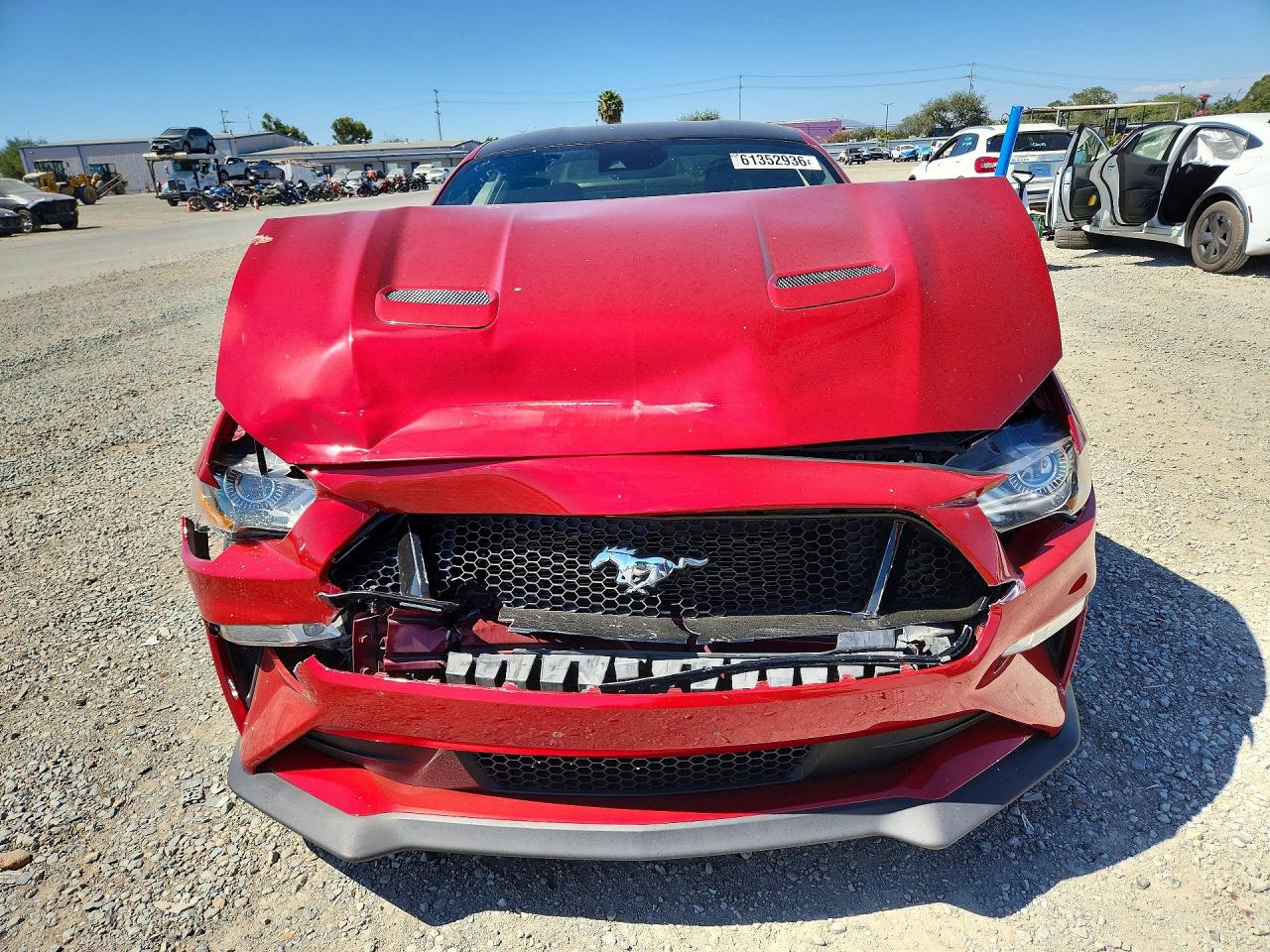 2020 Ford Mustang Gt Red vin: 1FA6P8CF4L5167589