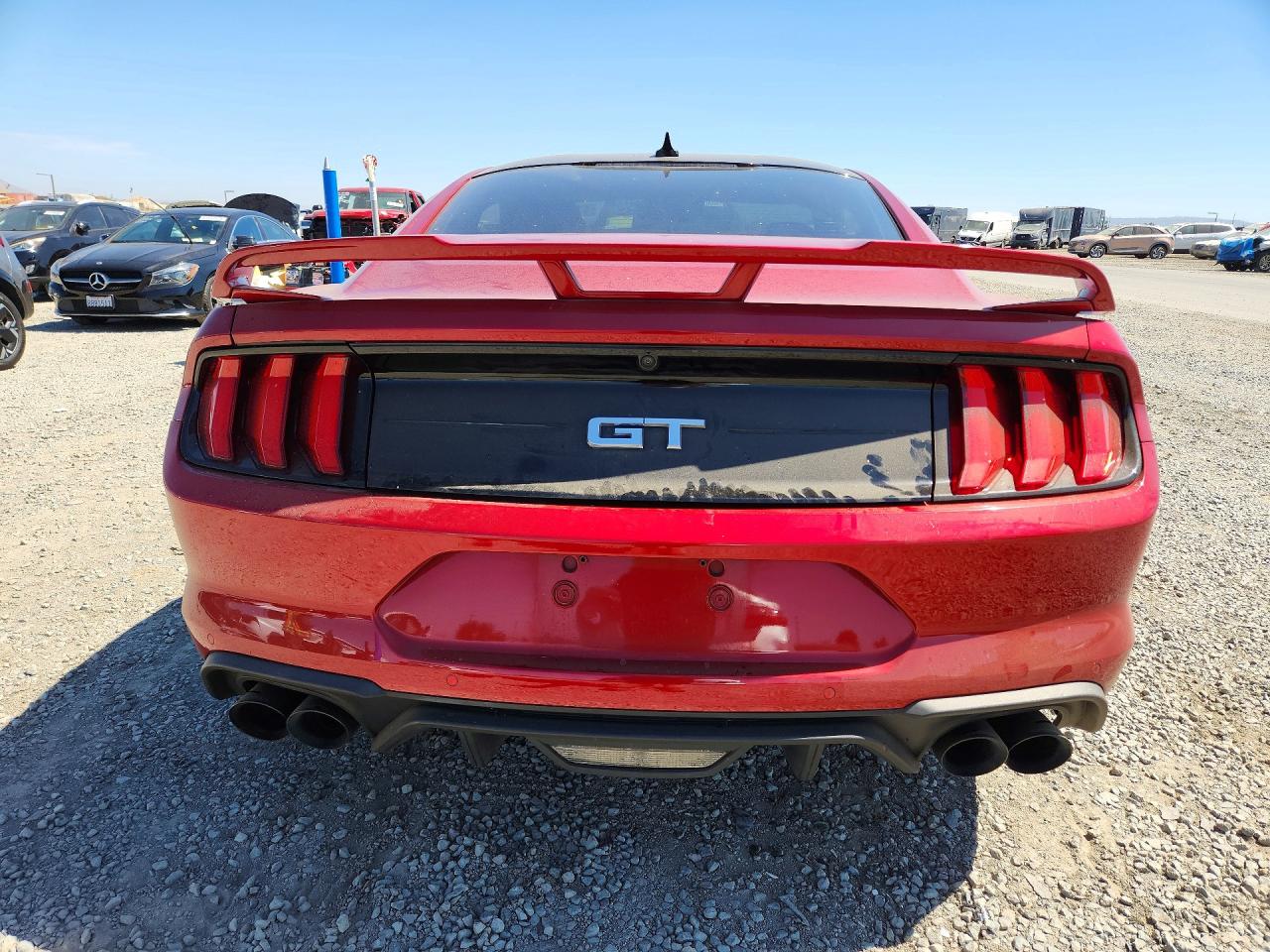 2020 Ford Mustang Gt Red vin: 1FA6P8CF4L5167589