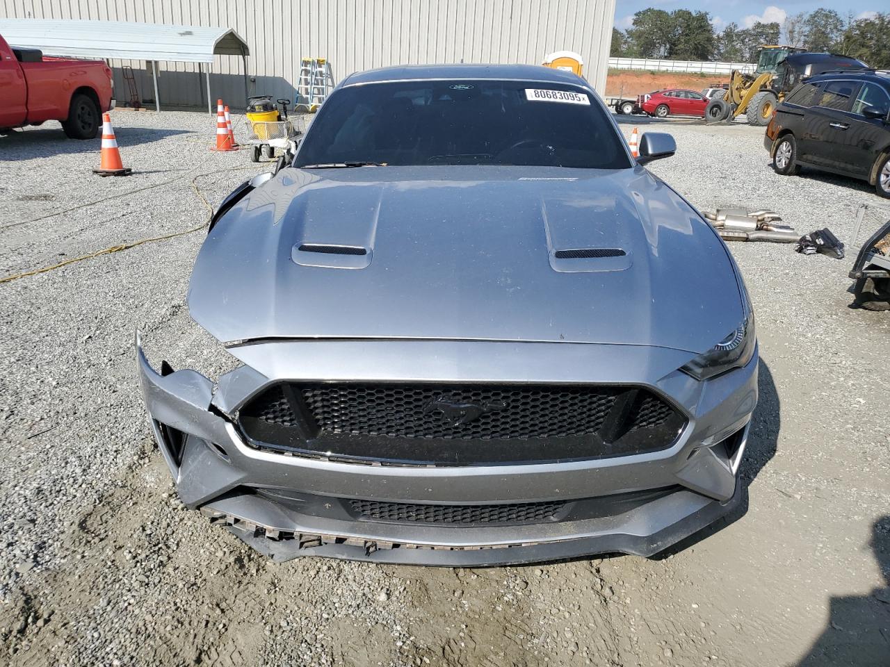 2021 Ford Mustang Gt Silver vin: 1FA6P8CF4M5138322