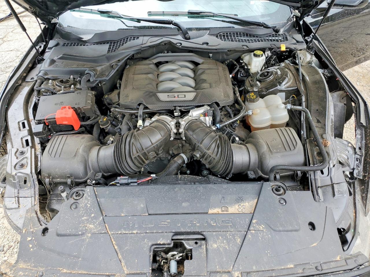 2024 Ford Mustang Gt Черный vin: 1FA6P8CF4R5416403