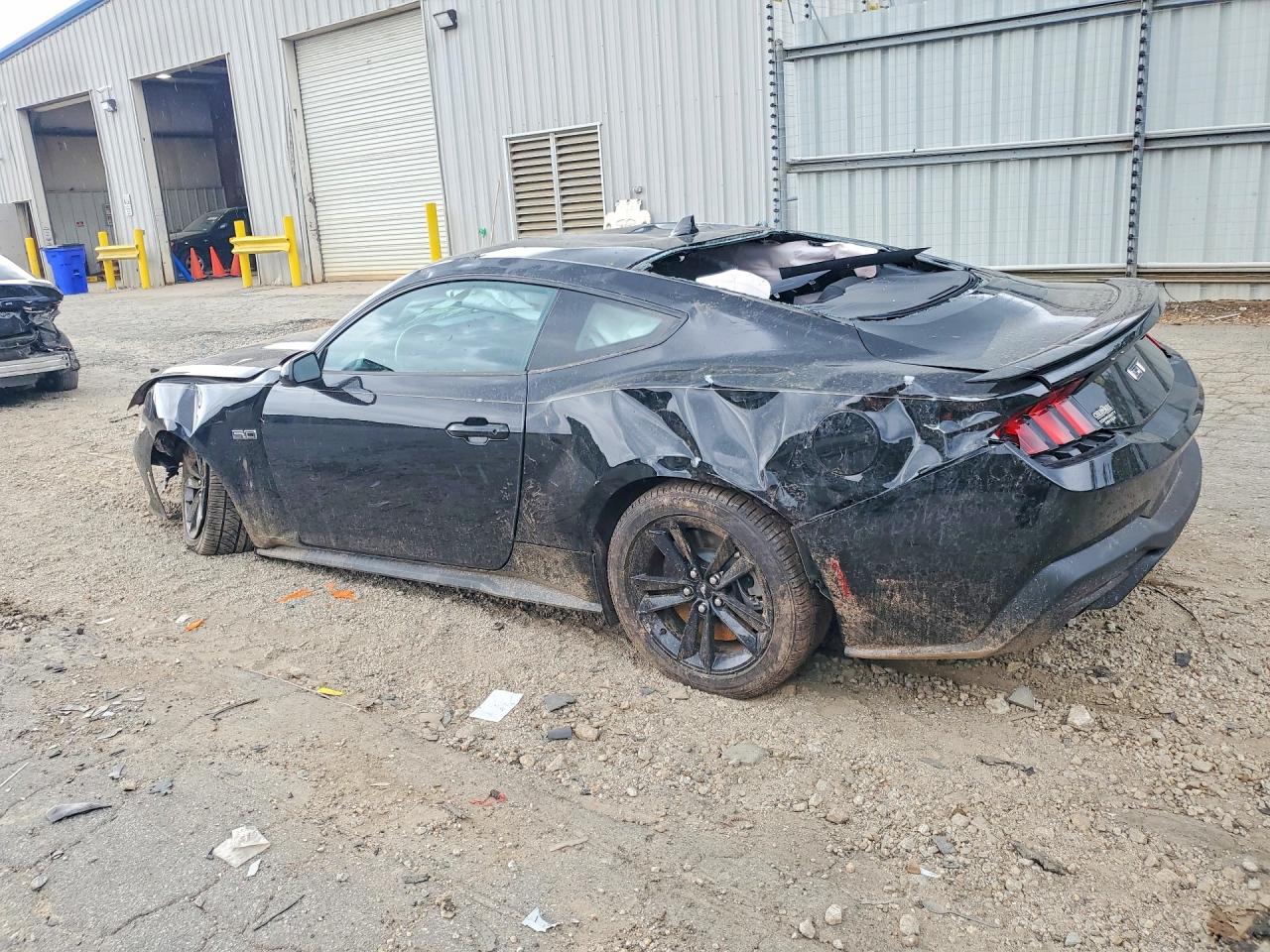 2024 Ford Mustang Gt Черный vin: 1FA6P8CF4R5416403