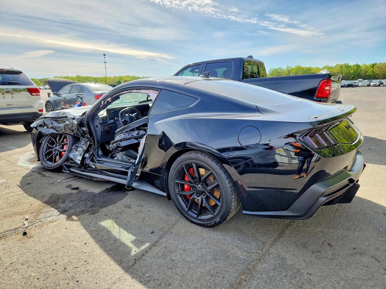 2025 Ford Mustang Gt Black vin: 1FA6P8CF4S5410834