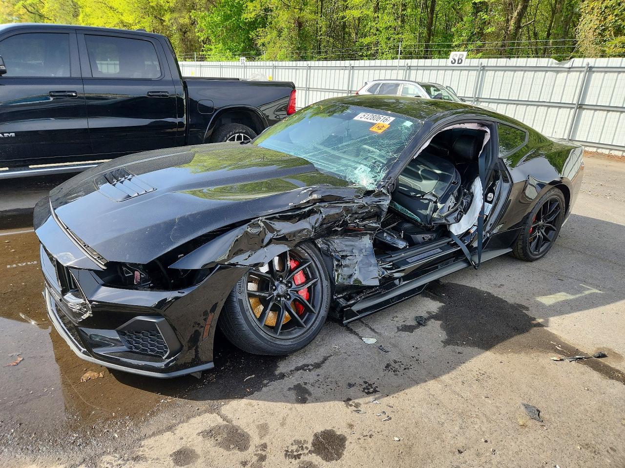 2025 Ford Mustang Gt Black vin: 1FA6P8CF4S5410834
