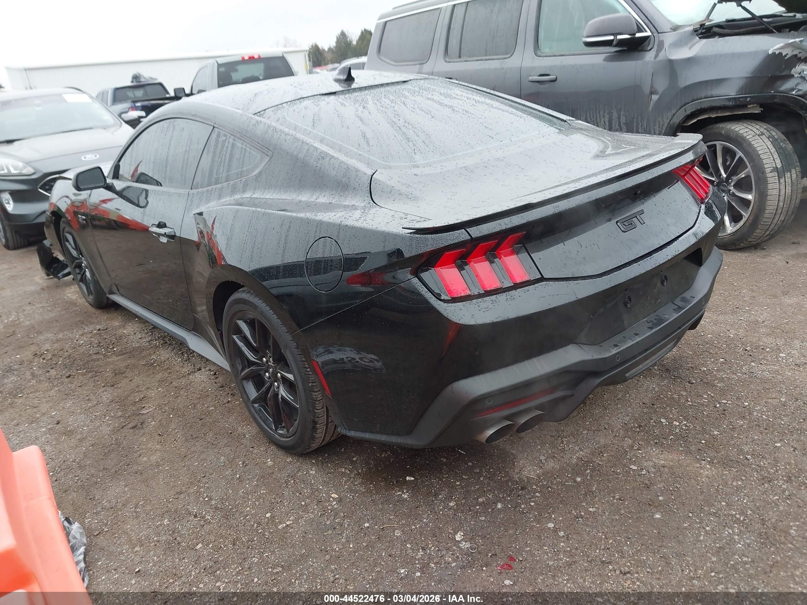 2025 Ford Mustang Gt Fastback Black vin: 1FA6P8CF4S5415662