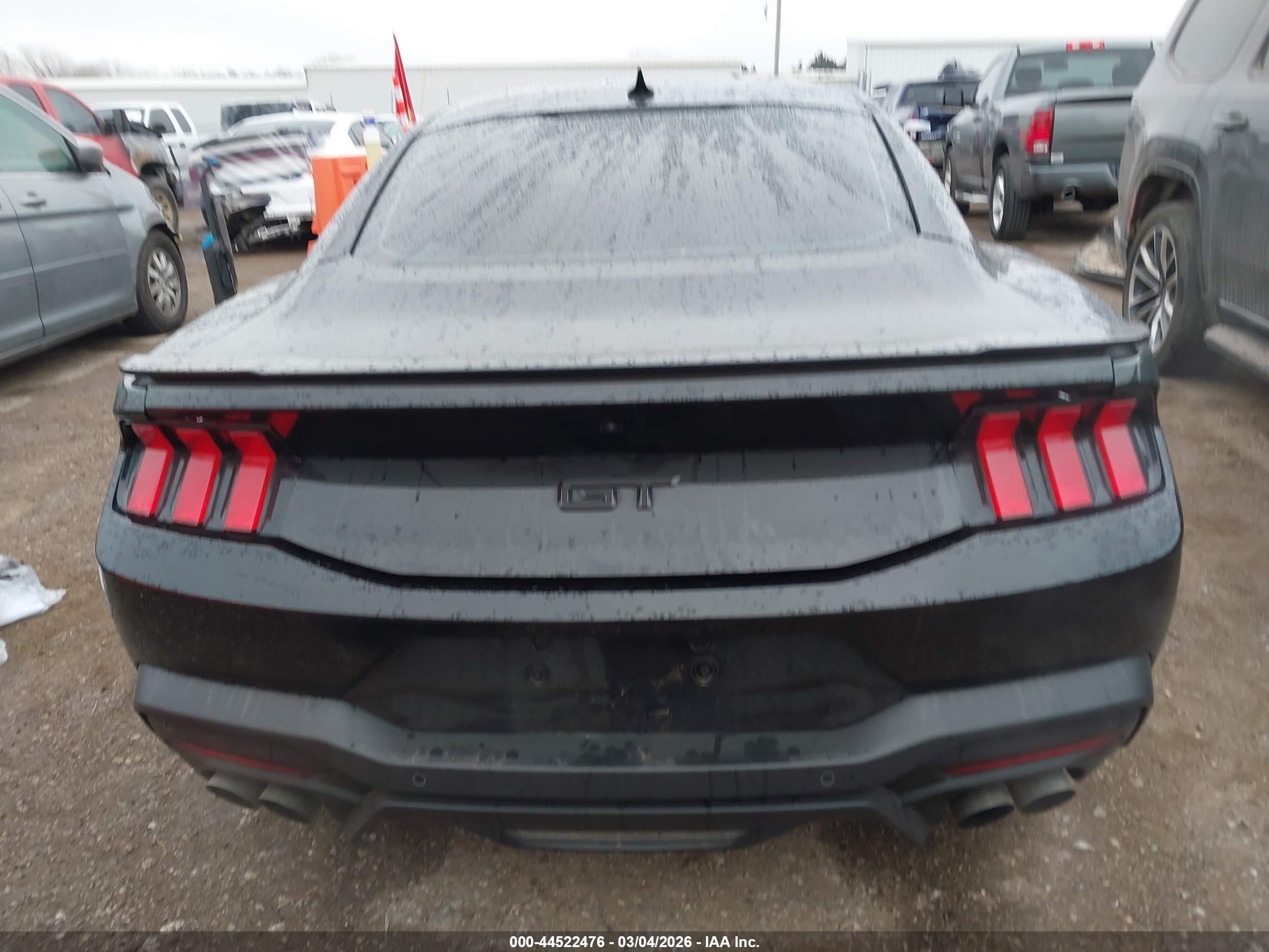 2025 Ford Mustang Gt Fastback Black vin: 1FA6P8CF4S5415662