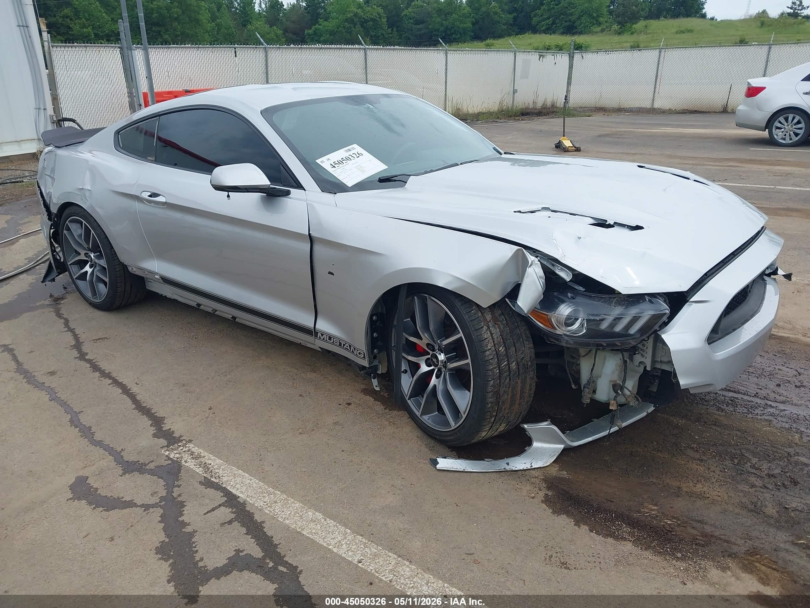 2015 Ford Mustang Gt Premium Silver vin: 1FA6P8CF5F5323966