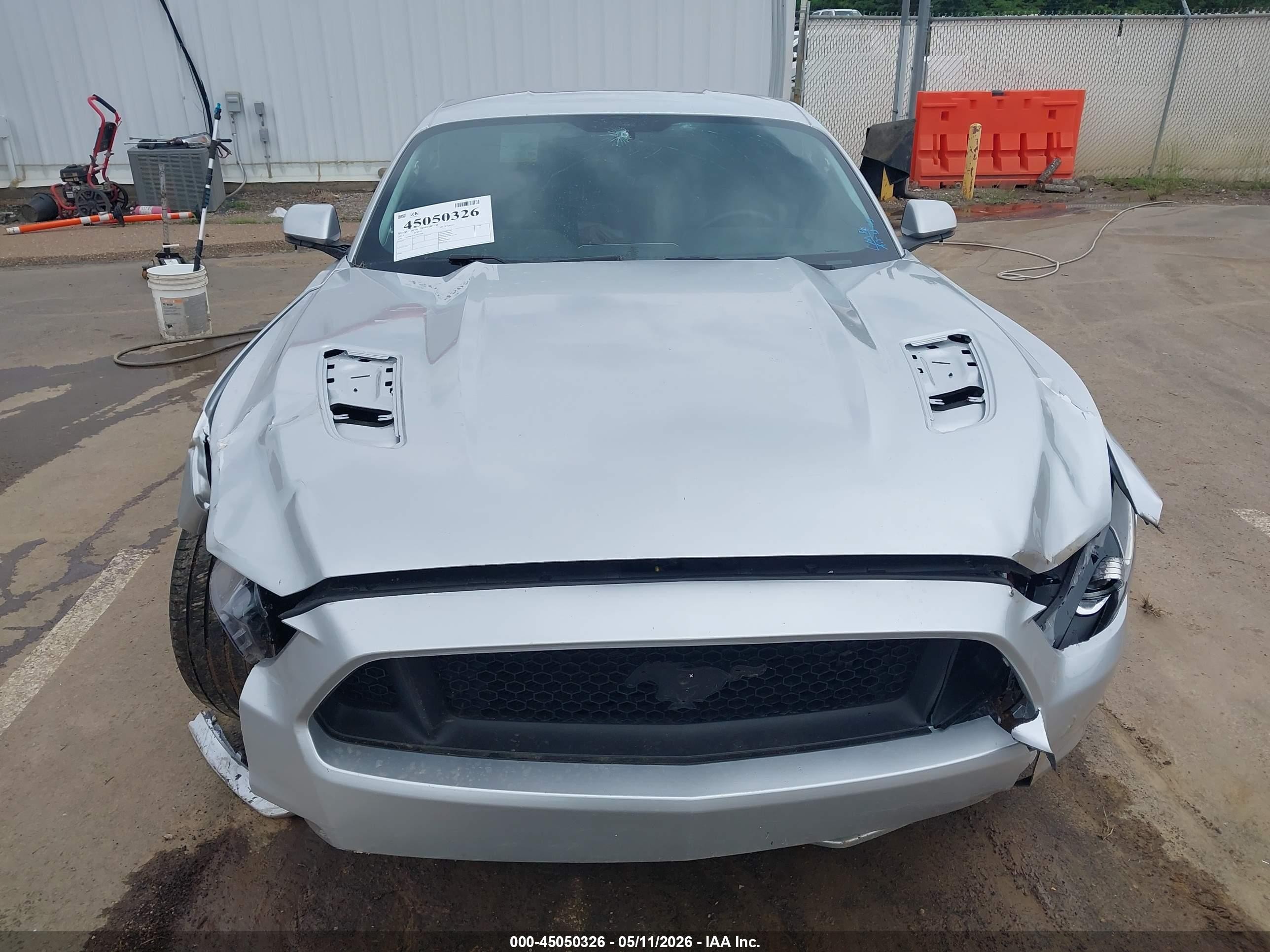 2015 Ford Mustang Gt Premium Silver vin: 1FA6P8CF5F5323966