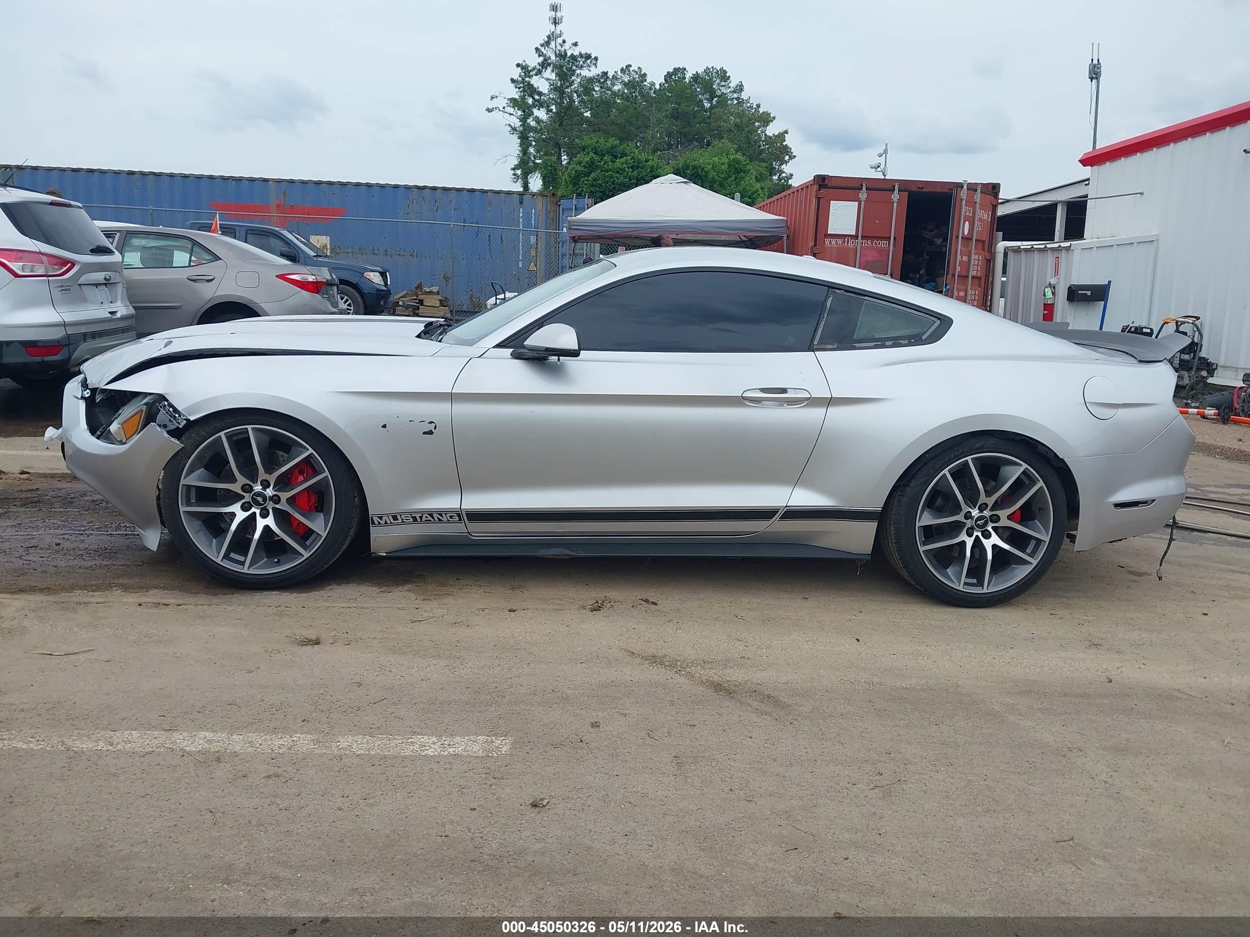 2015 Ford Mustang Gt Premium Silver vin: 1FA6P8CF5F5323966