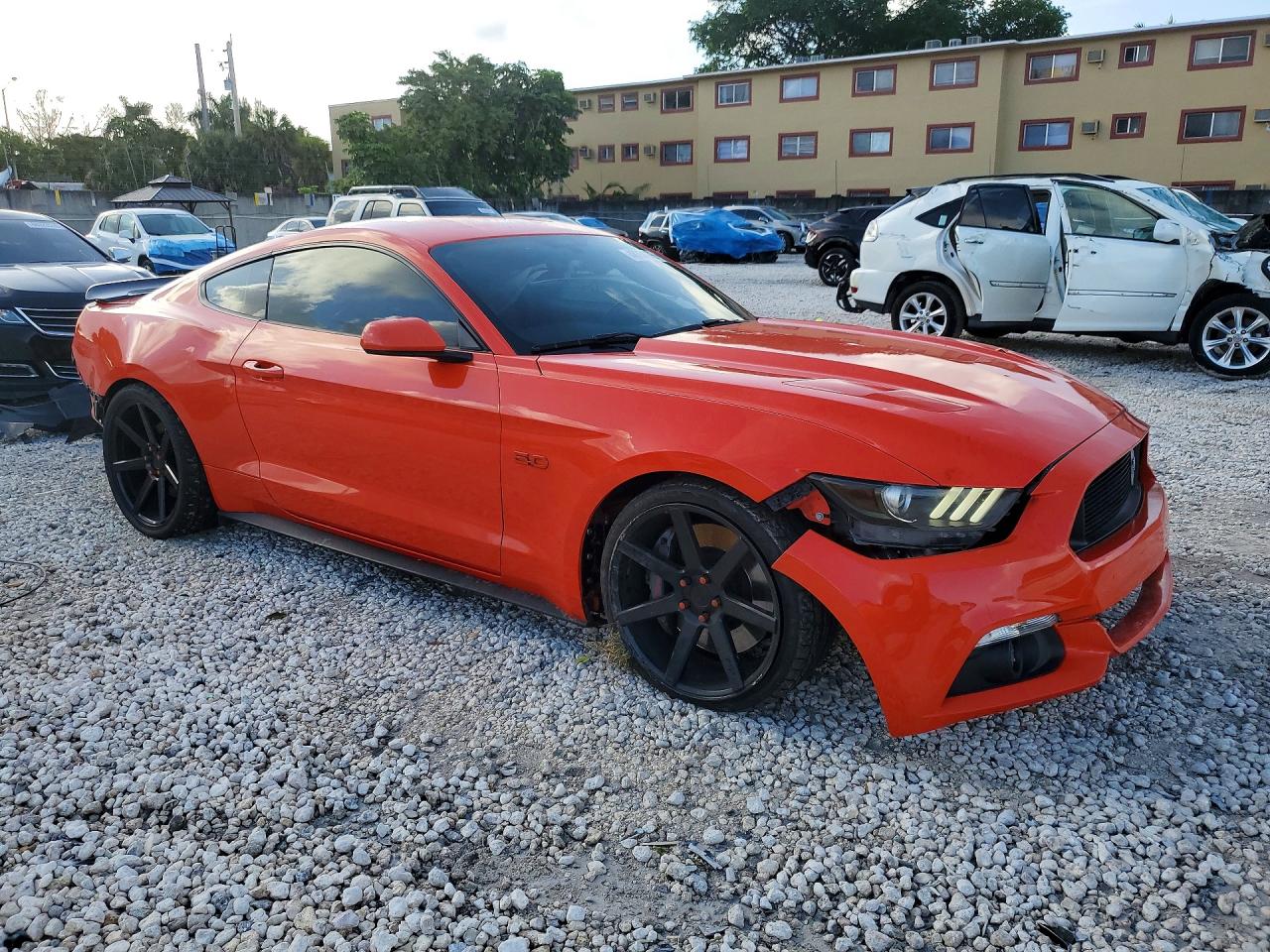 2015 Ford Mustang Gt Orange vin: 1FA6P8CF5F5340685