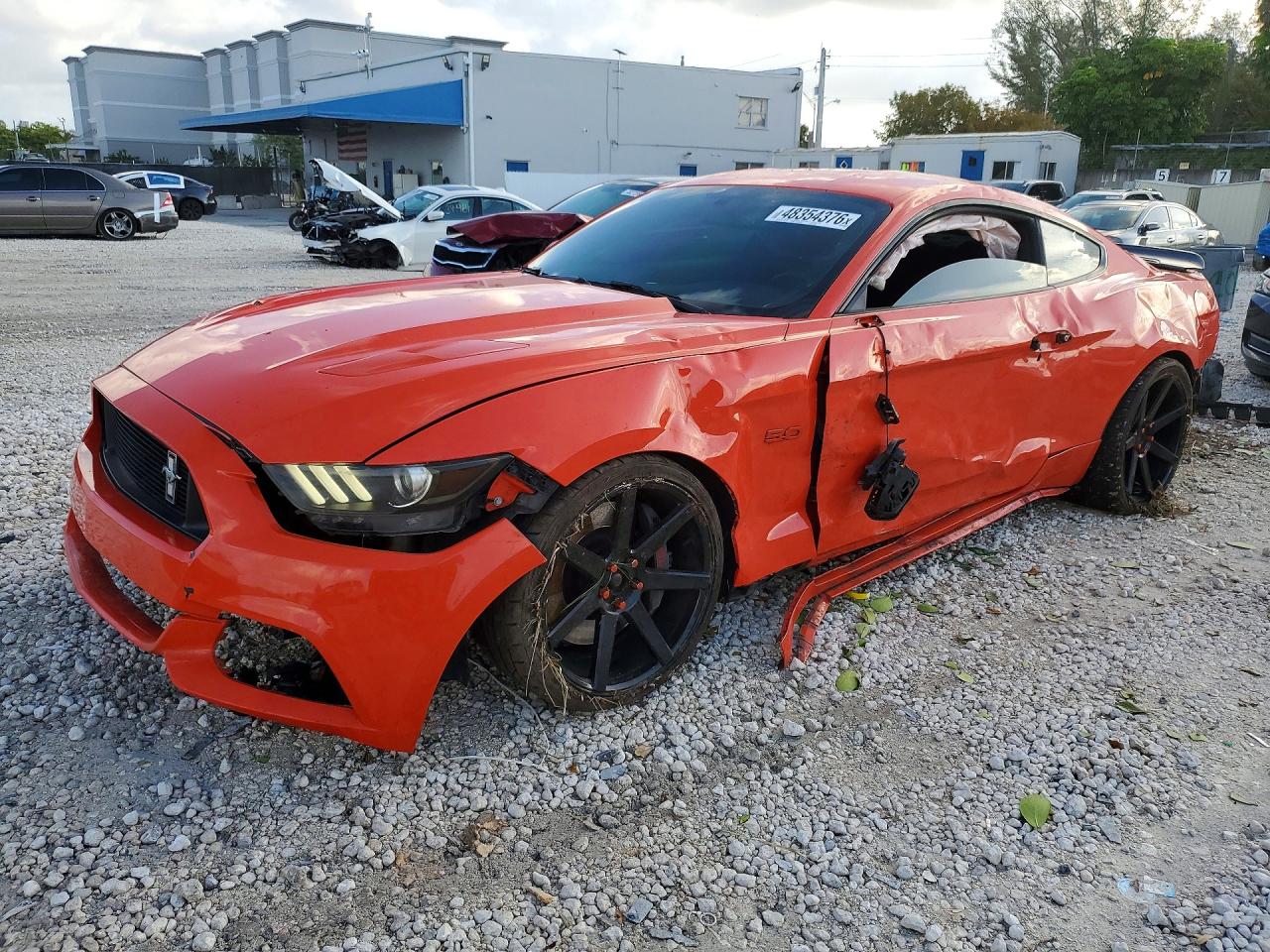 2015 Ford Mustang Gt Orange vin: 1FA6P8CF5F5340685