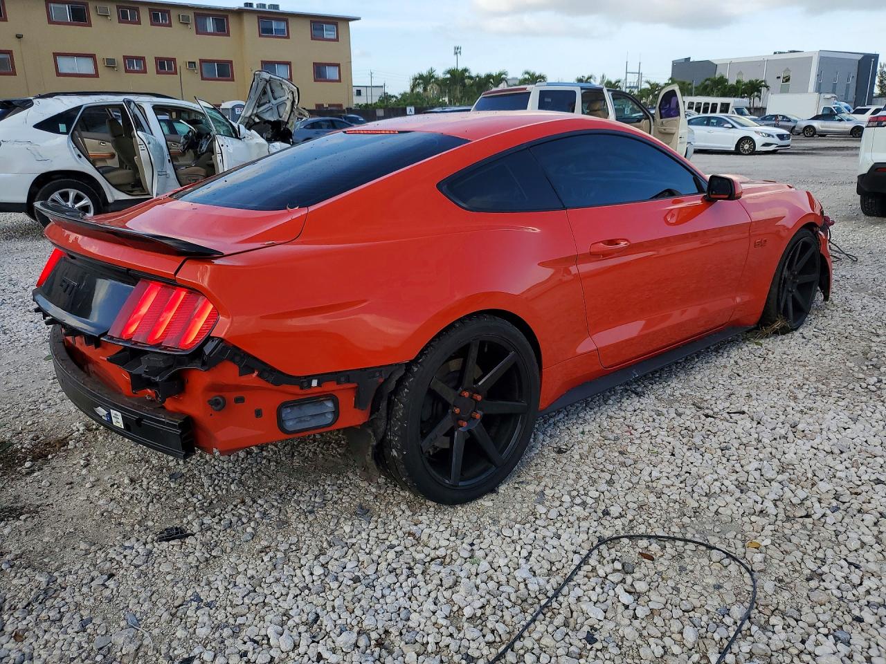2015 Ford Mustang Gt Orange vin: 1FA6P8CF5F5340685