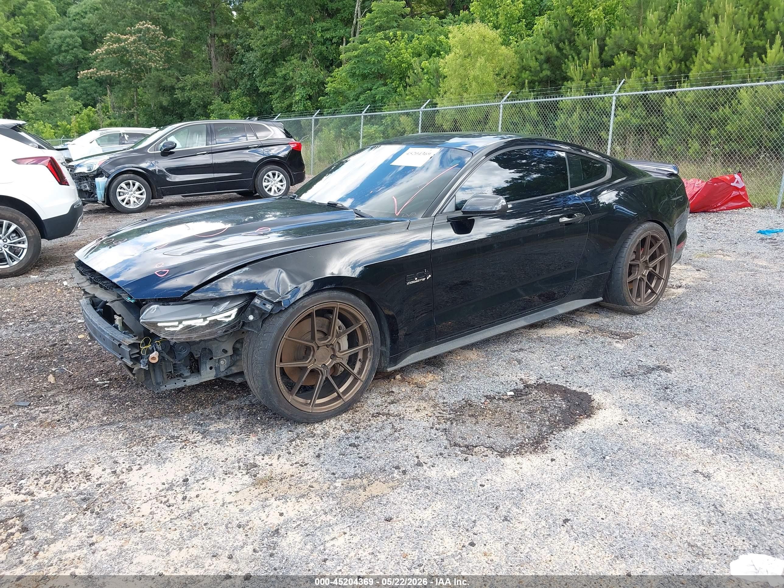 2015 Ford Mustang Gt Black vin: 1FA6P8CF5F5344266