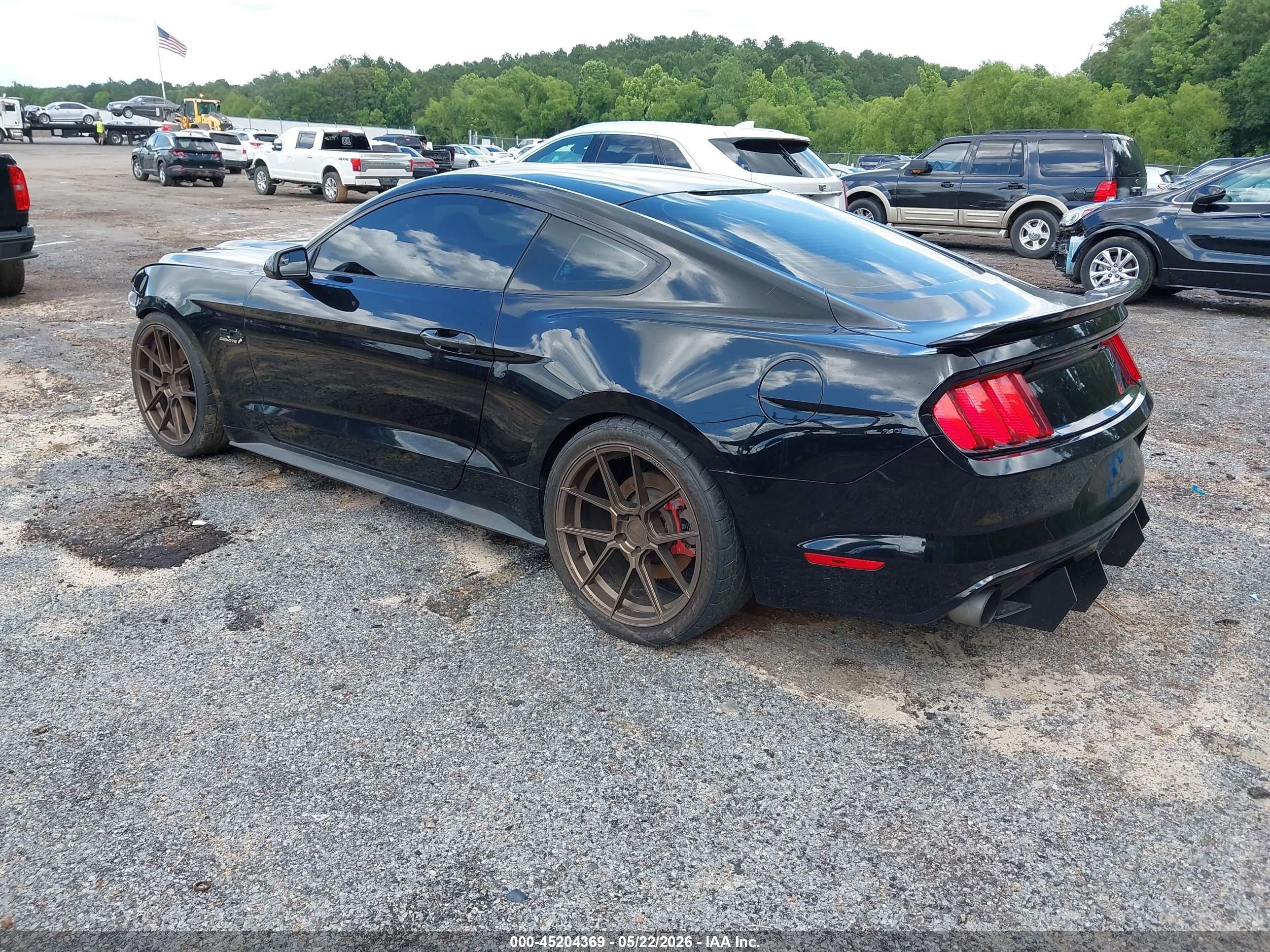 2015 Ford Mustang Gt Black vin: 1FA6P8CF5F5344266