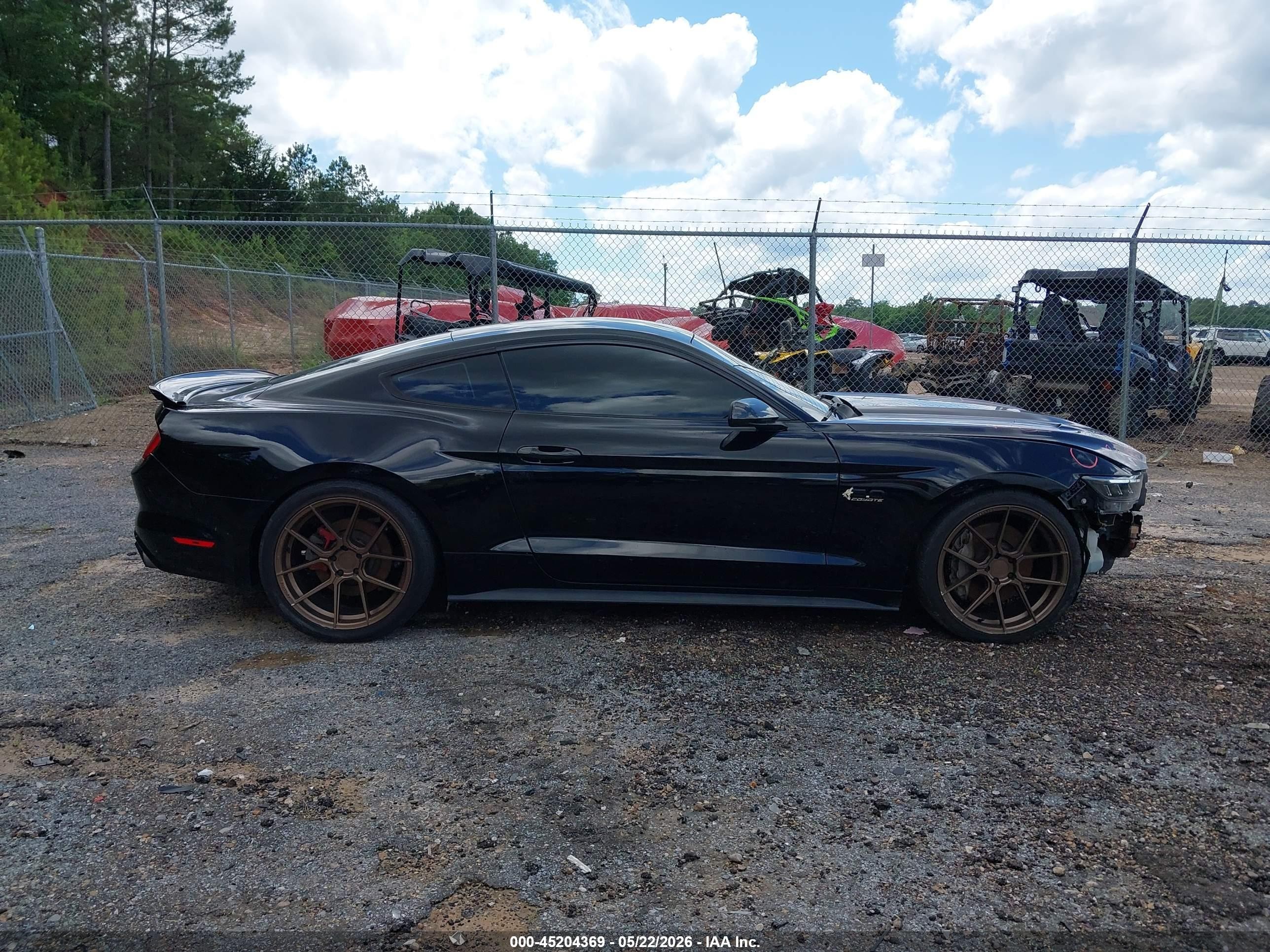 2015 Ford Mustang Gt Black vin: 1FA6P8CF5F5344266