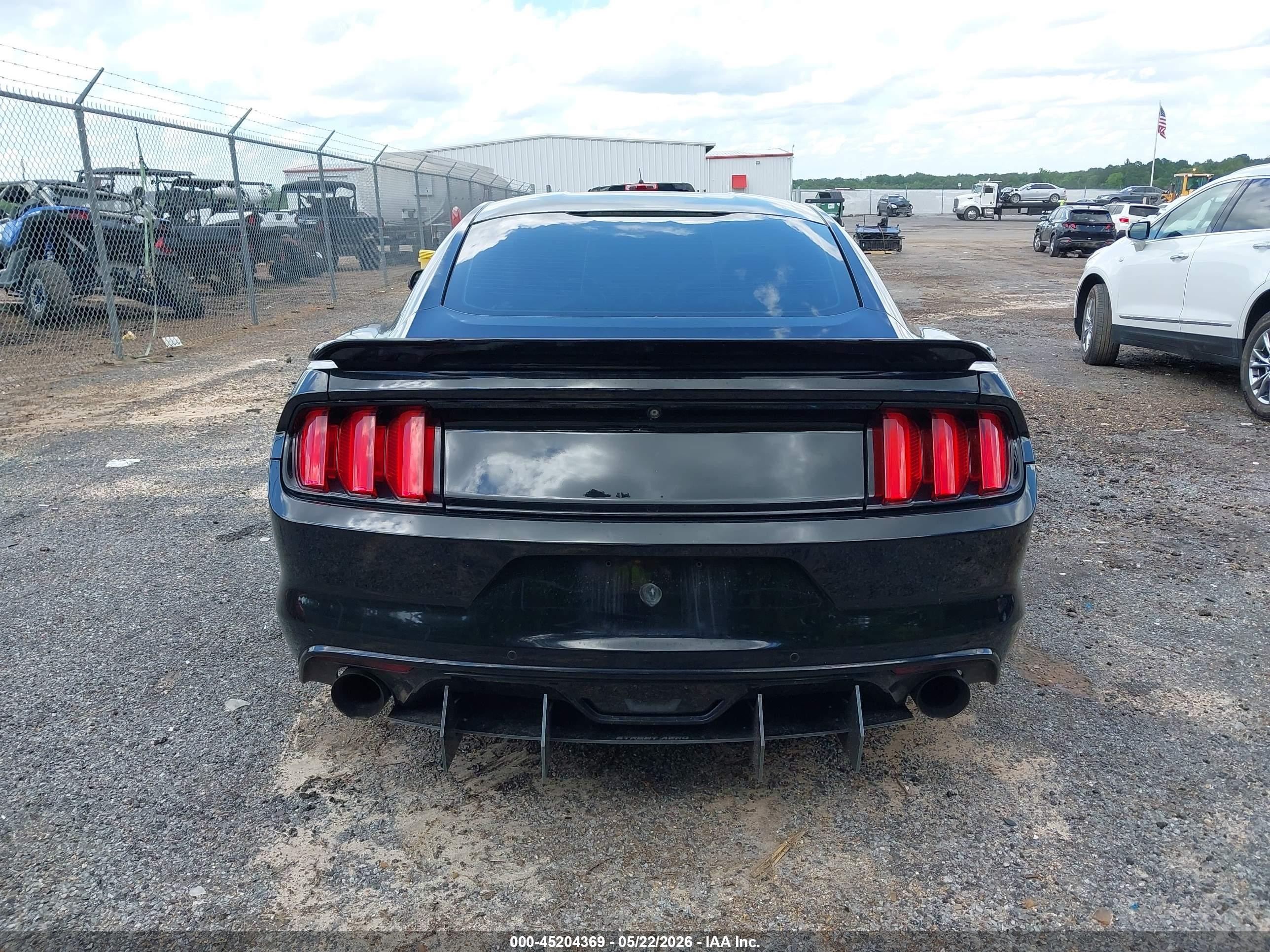 2015 Ford Mustang Gt Black vin: 1FA6P8CF5F5344266