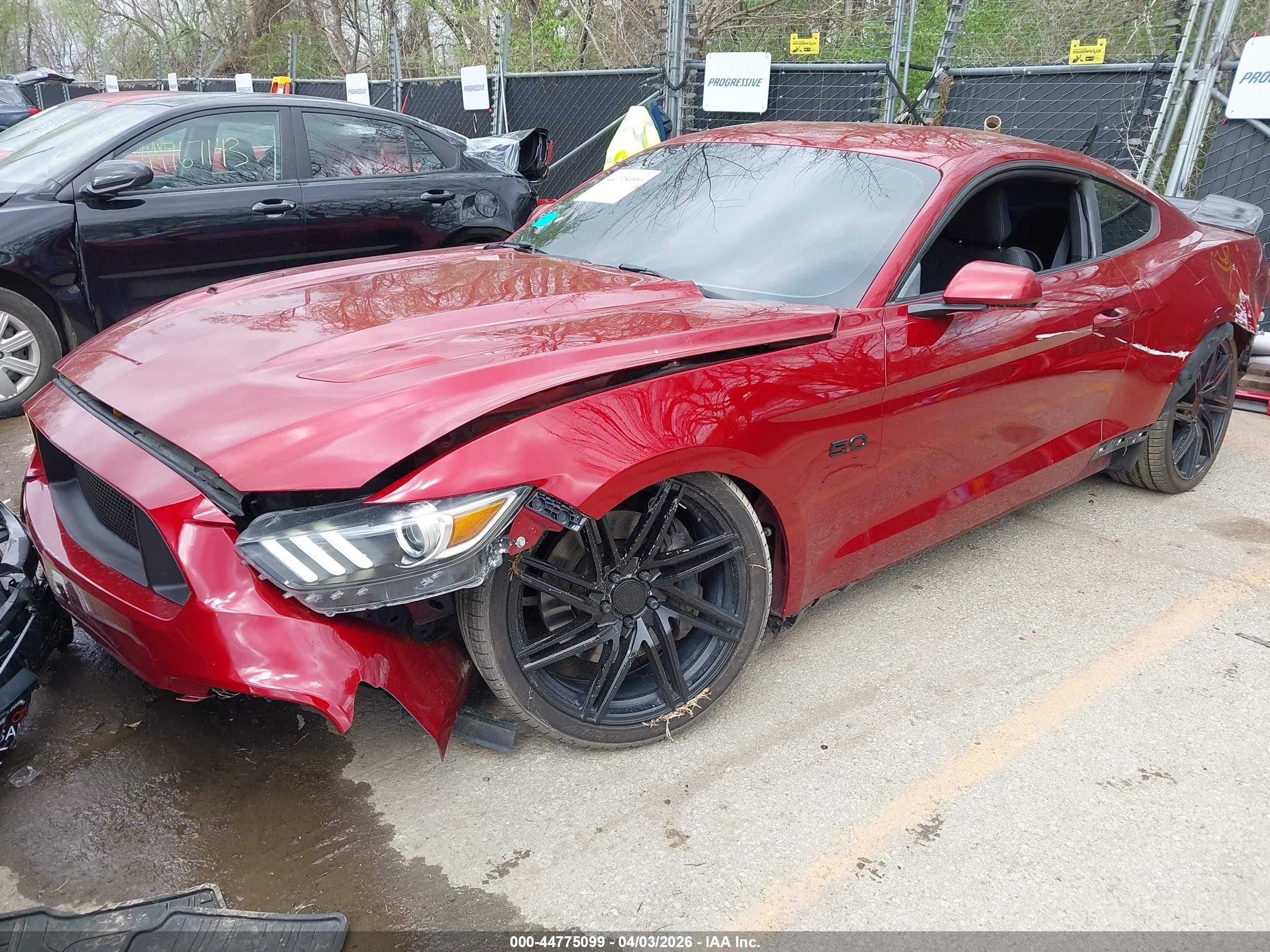 2015 Ford Mustang Gt Red vin: 1FA6P8CF5F5359088
