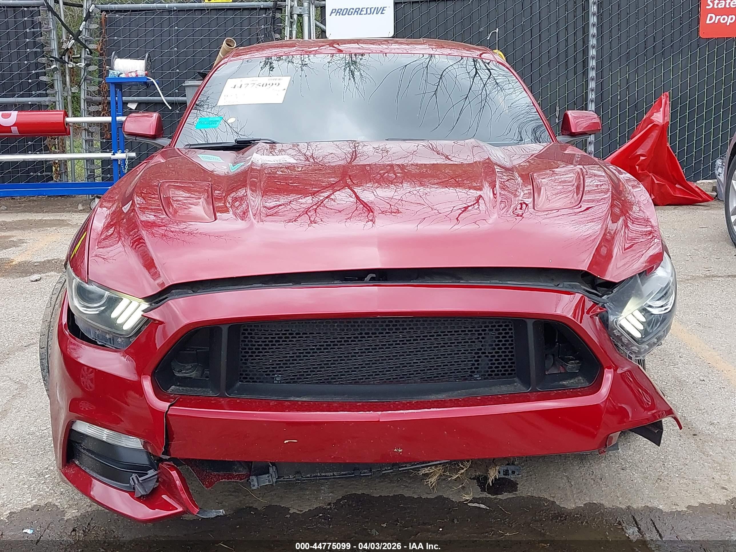 2015 Ford Mustang Gt Red vin: 1FA6P8CF5F5359088