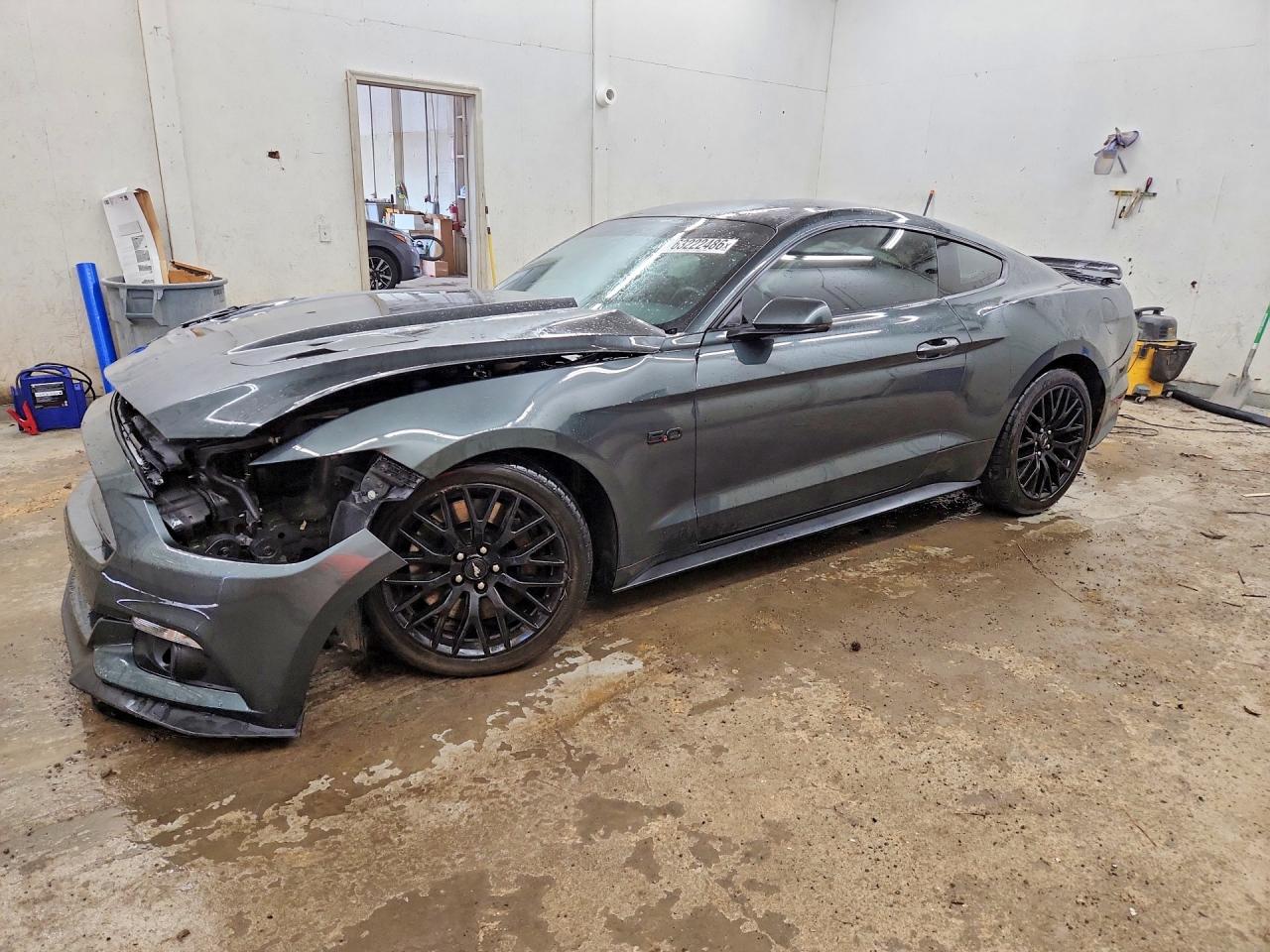 2016 Ford Mustang Gt Charcoal vin: 1FA6P8CF5G5327145