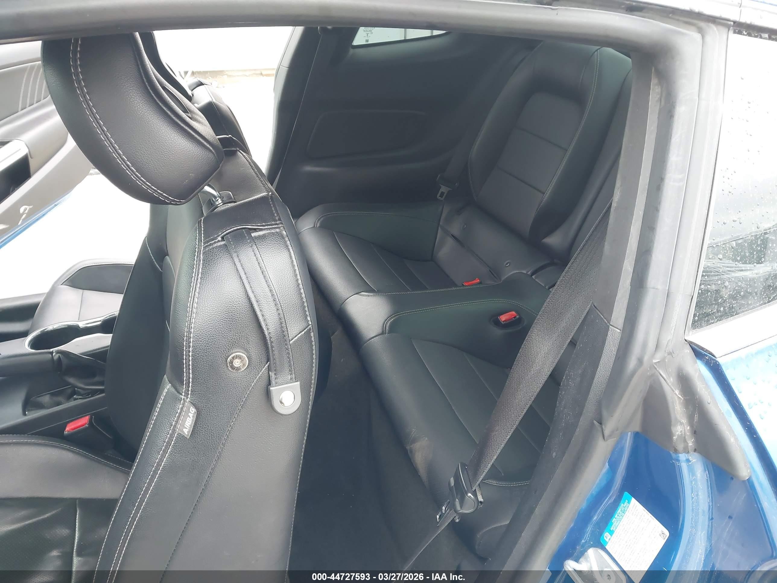 2017 Ford Mustang Gt Premium Синий vin: 1FA6P8CF5H5339779