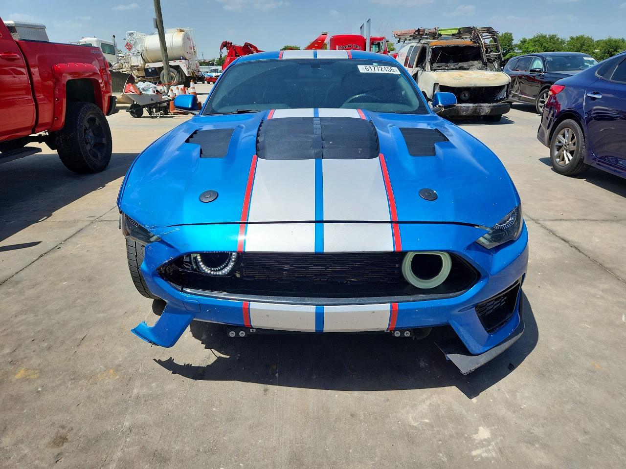 2019 Ford Mustang Gt Blue vin: 1FA6P8CF5K5200341