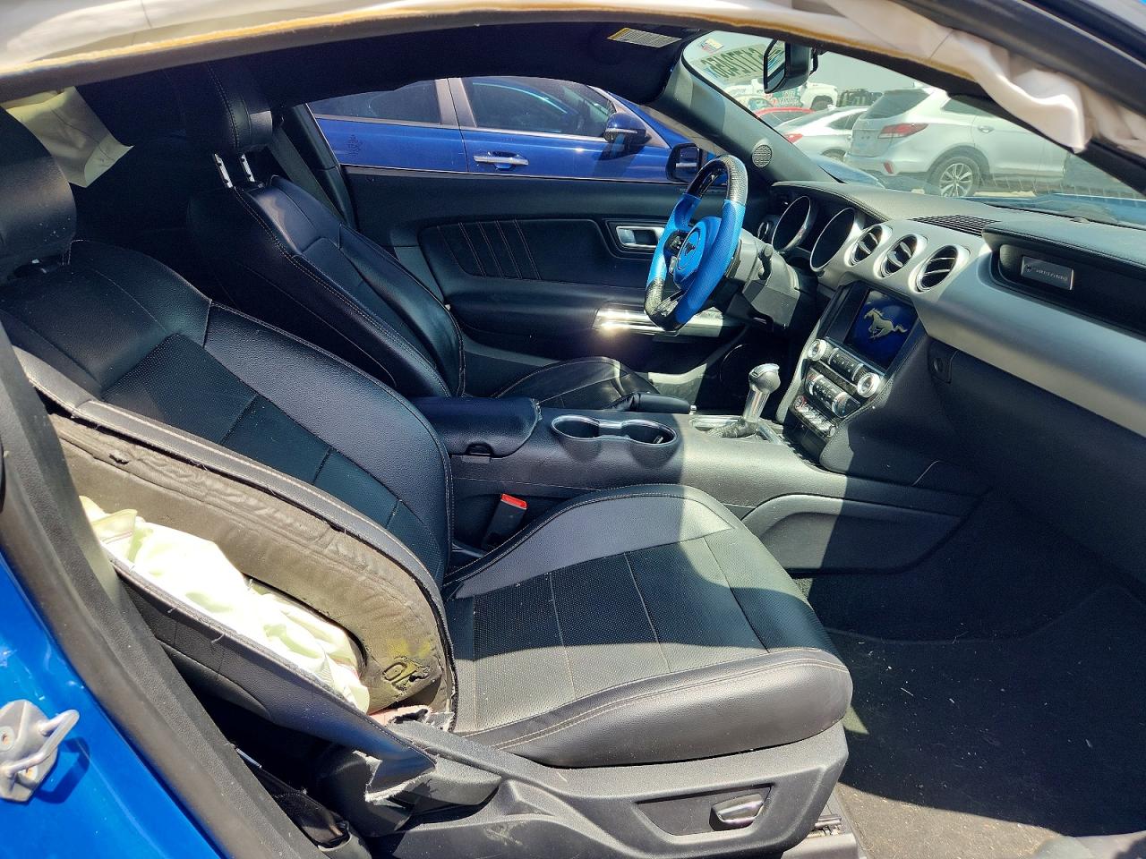 2019 Ford Mustang Gt Blue vin: 1FA6P8CF5K5200341