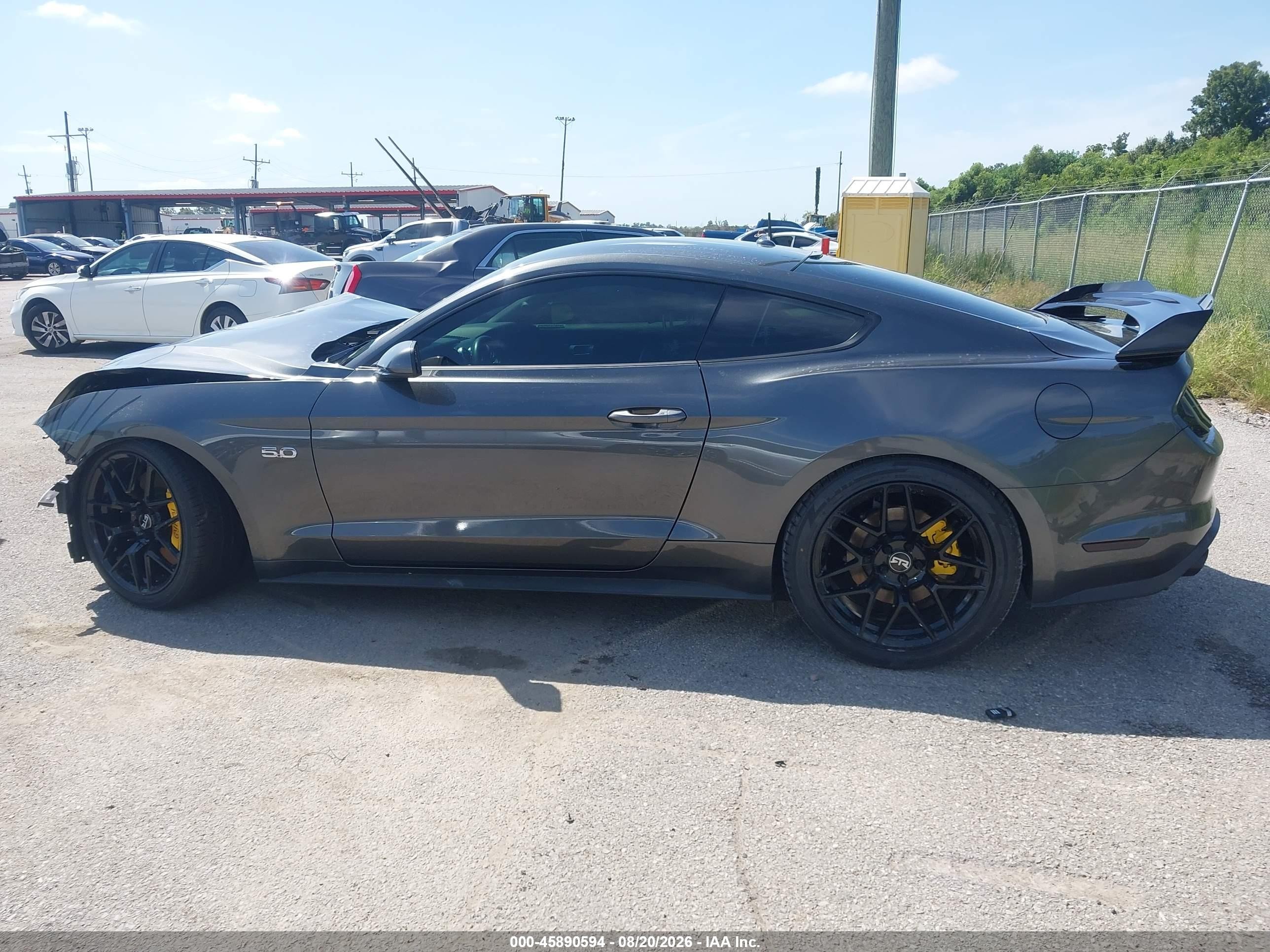 2020 Ford Mustang Gt Fastback Black vin: 1FA6P8CF5L5132933