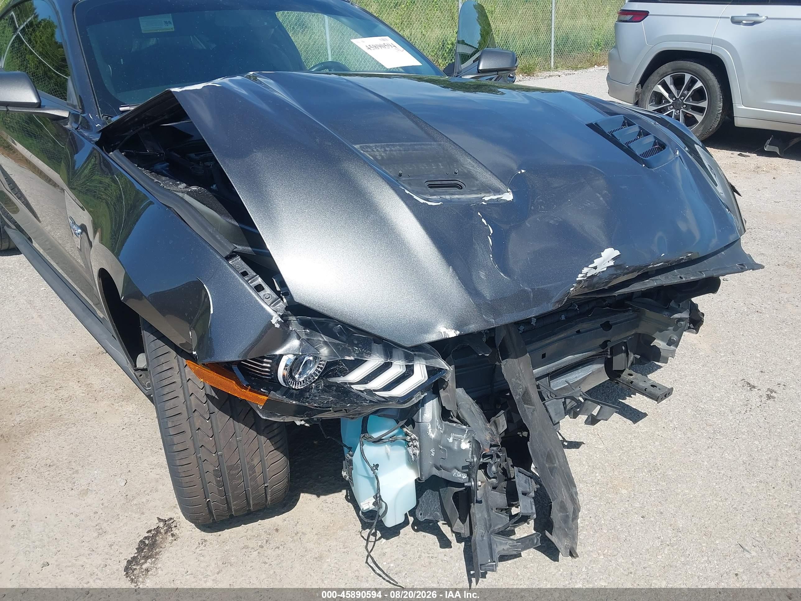2020 Ford Mustang Gt Fastback Black vin: 1FA6P8CF5L5132933