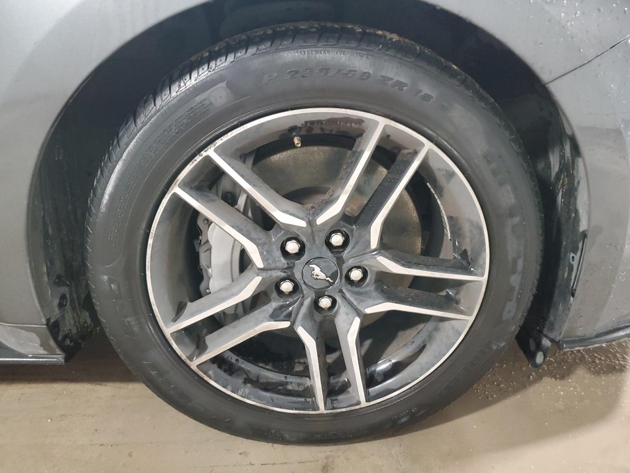 2022 Ford Mustang Gt Gray vin: 1FA6P8CF5N5130604 Damage: Right Front Wheel, Curb Rash, 7 to 8 inches