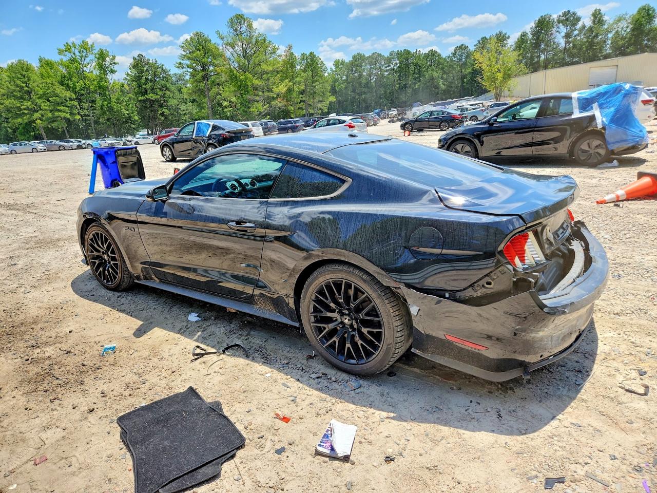 2015 Ford Mustang Gt Black vin: 1FA6P8CF6F5337701
