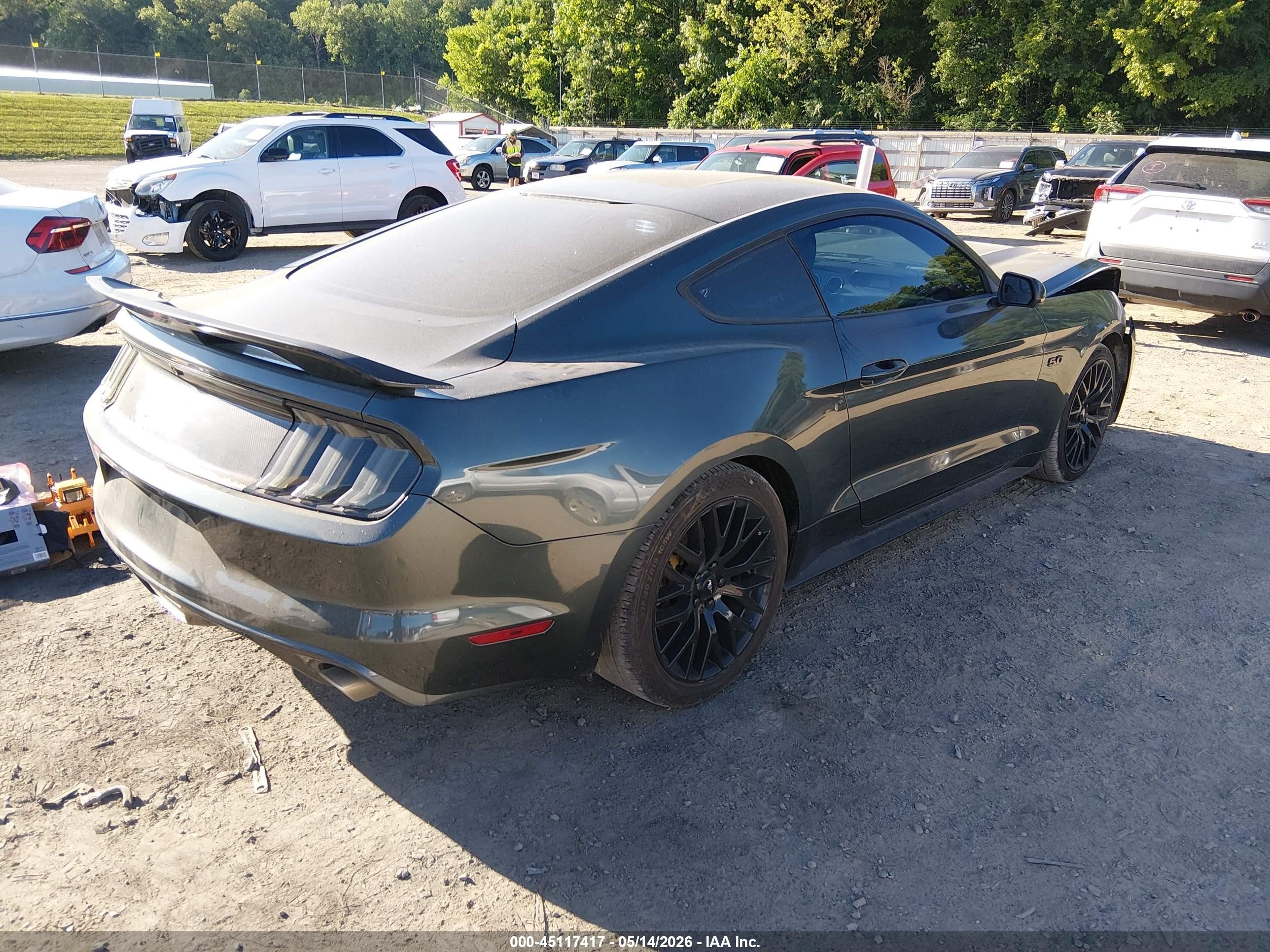 2015 Ford Mustang Gt Gray vin: 1FA6P8CF6F5343997