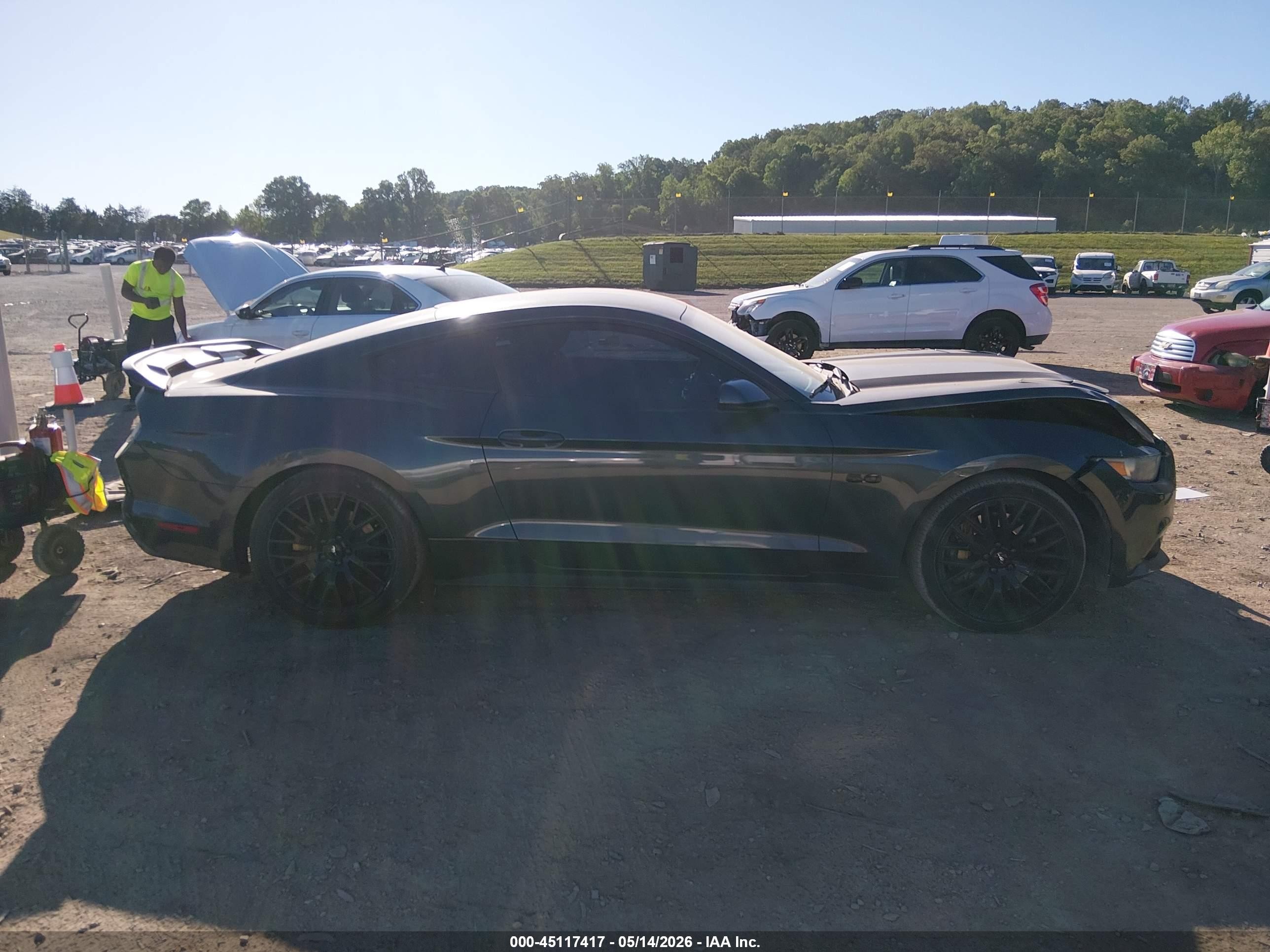 2015 Ford Mustang Gt Gray vin: 1FA6P8CF6F5343997