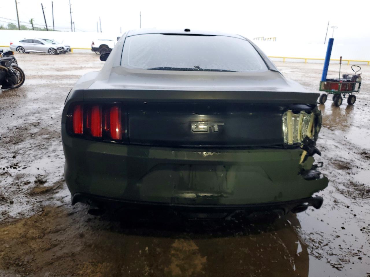 2015 Ford Mustang Gt Green vin: 1FA6P8CF6F5362310