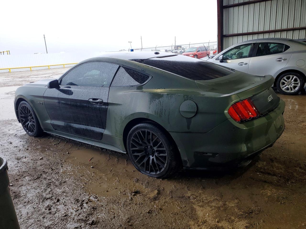 2015 Ford Mustang Gt Green vin: 1FA6P8CF6F5362310