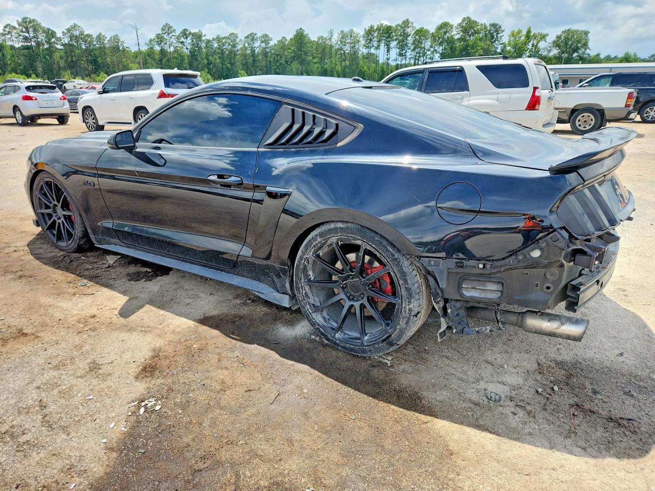 2015 Ford Mustang Gt Черный vin: 1FA6P8CF6F5411280