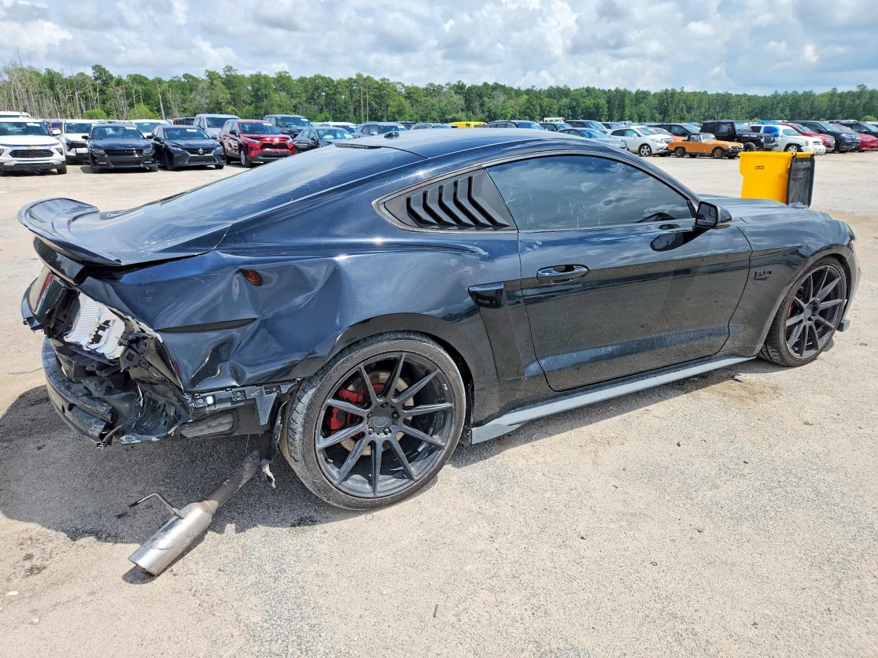 2015 Ford Mustang Gt Черный vin: 1FA6P8CF6F5411280