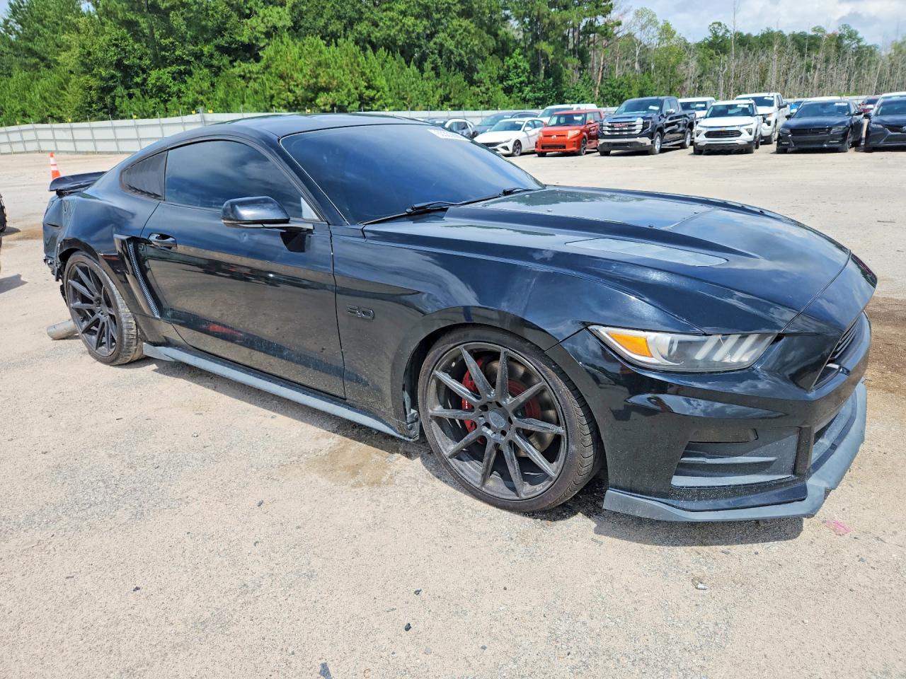 2015 Ford Mustang Gt Черный vin: 1FA6P8CF6F5411280