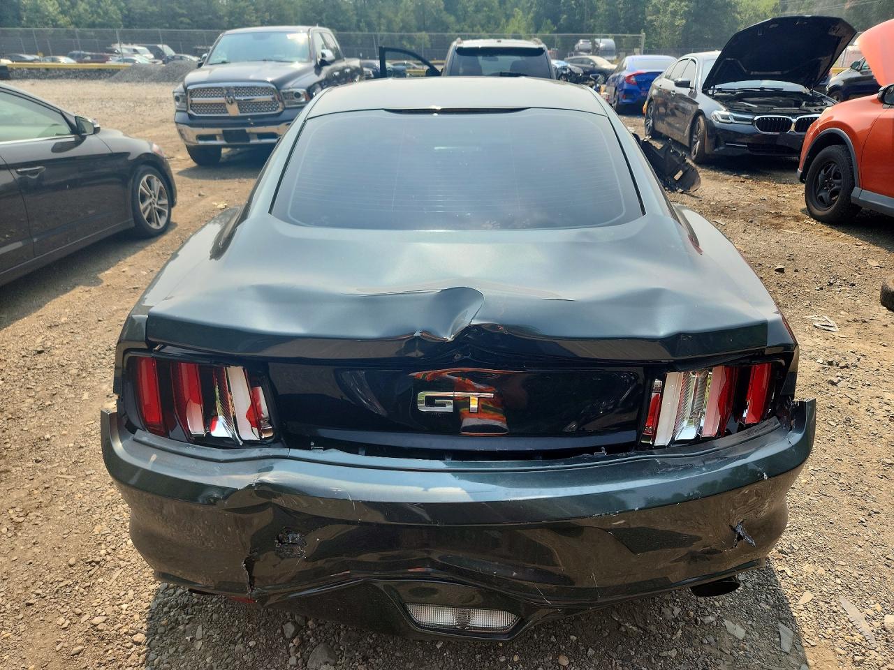 2015 Ford Mustang Gt Gray vin: 1FA6P8CF6F5429827
