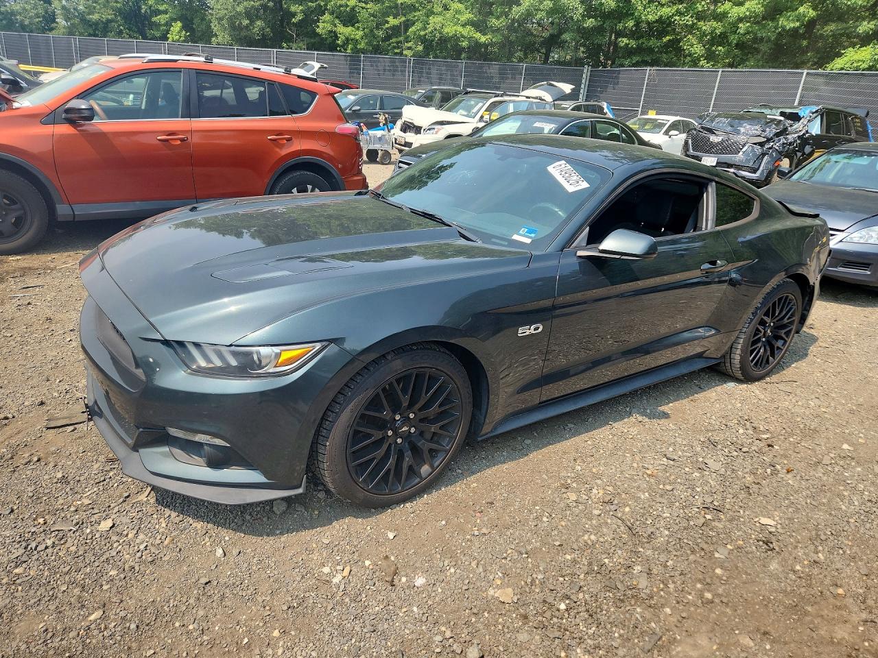 2015 Ford Mustang Gt Gray vin: 1FA6P8CF6F5429827