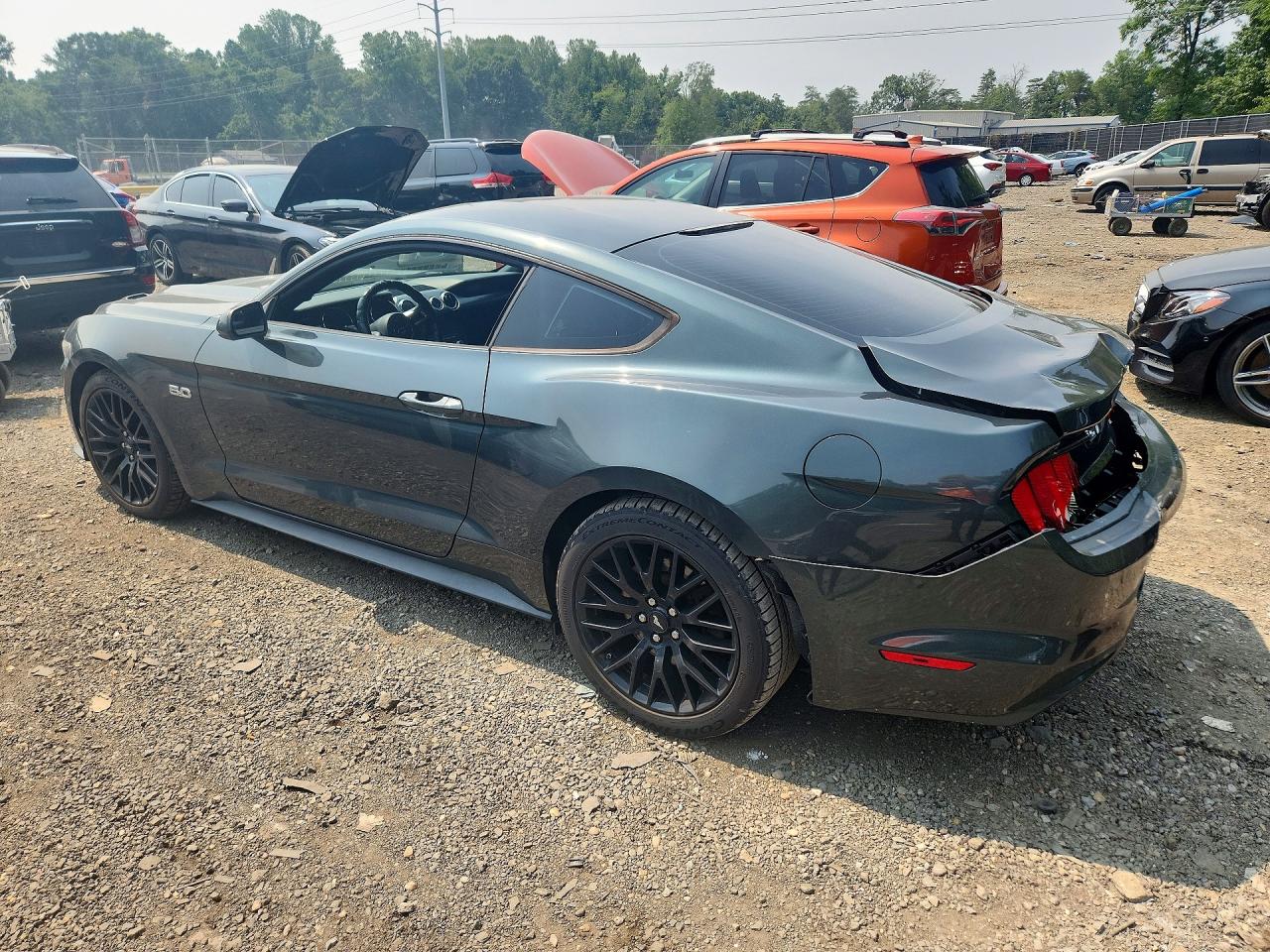 2015 Ford Mustang Gt Gray vin: 1FA6P8CF6F5429827