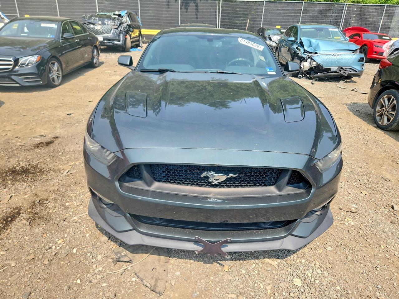 2015 Ford Mustang Gt Gray vin: 1FA6P8CF6F5429827