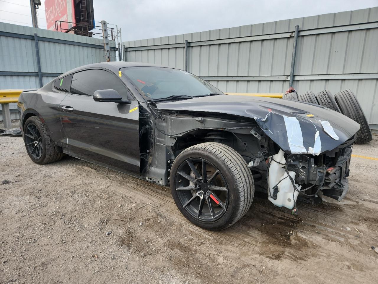 2018 Ford Mustang Gt Gray vin: 1FA6P8CF6J5122957