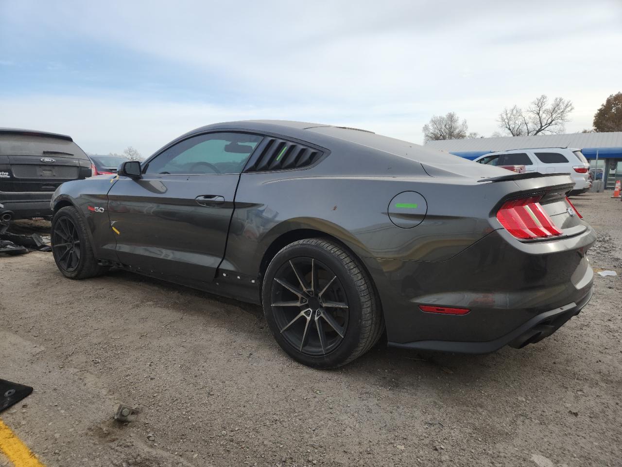 2018 Ford Mustang Gt Gray vin: 1FA6P8CF6J5122957