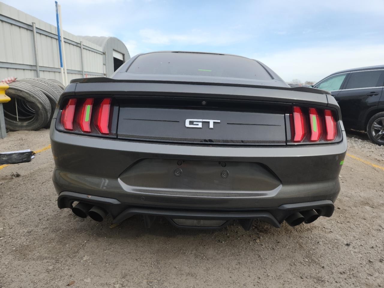 2018 Ford Mustang Gt Gray vin: 1FA6P8CF6J5122957