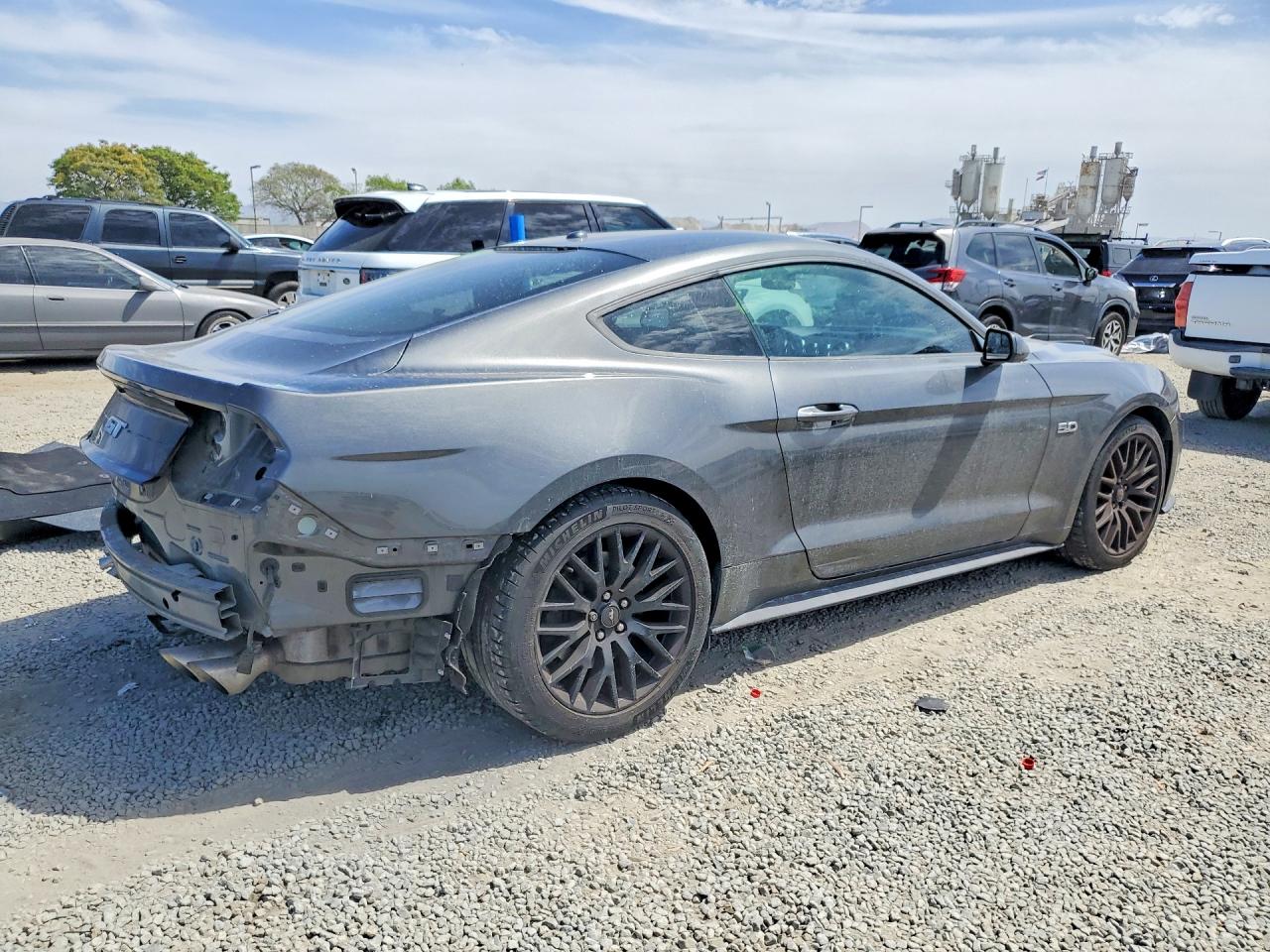 2019 Ford Mustang Gt Black vin: 1FA6P8CF6K5111572