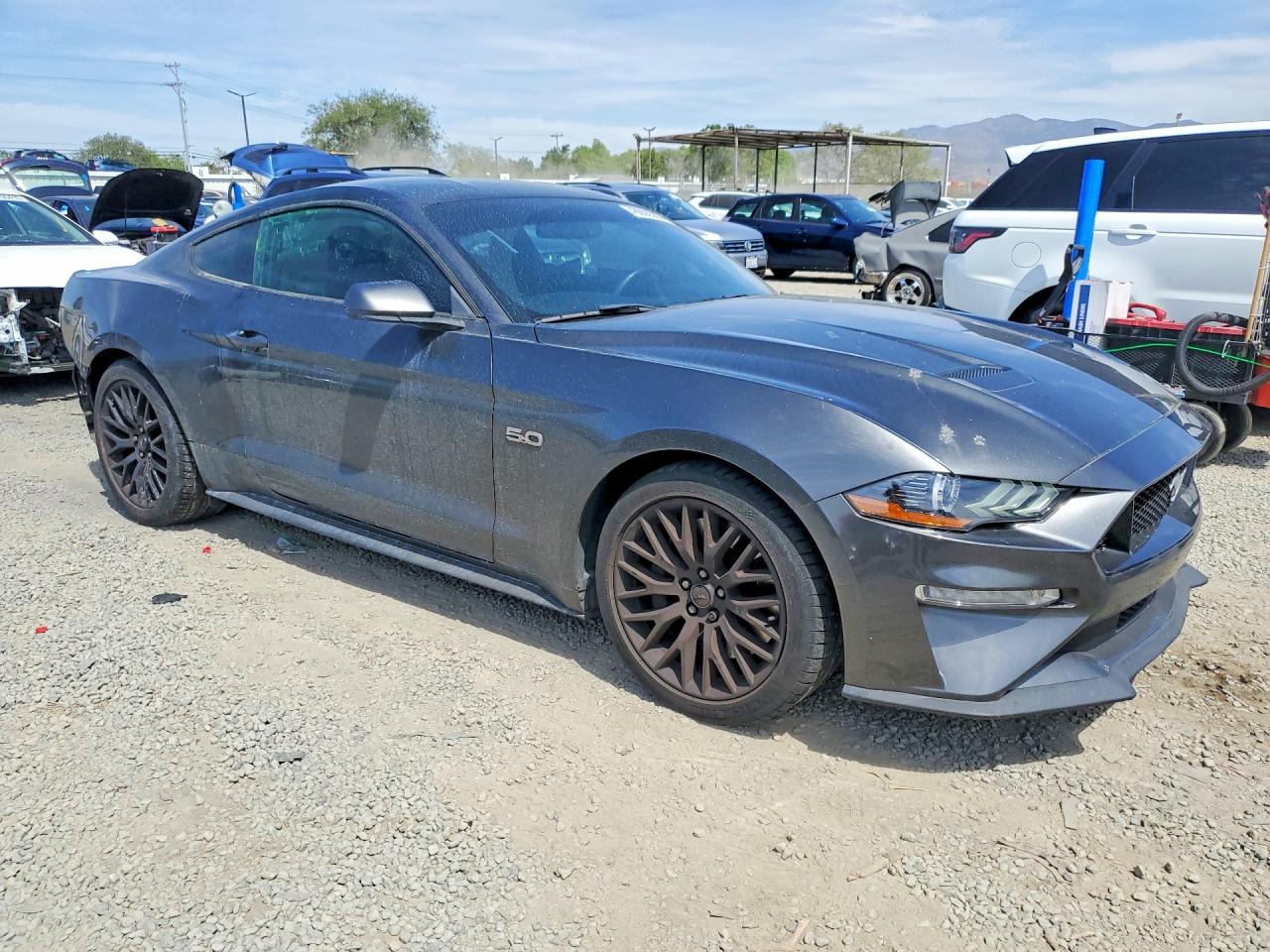 2019 Ford Mustang Gt Black vin: 1FA6P8CF6K5111572